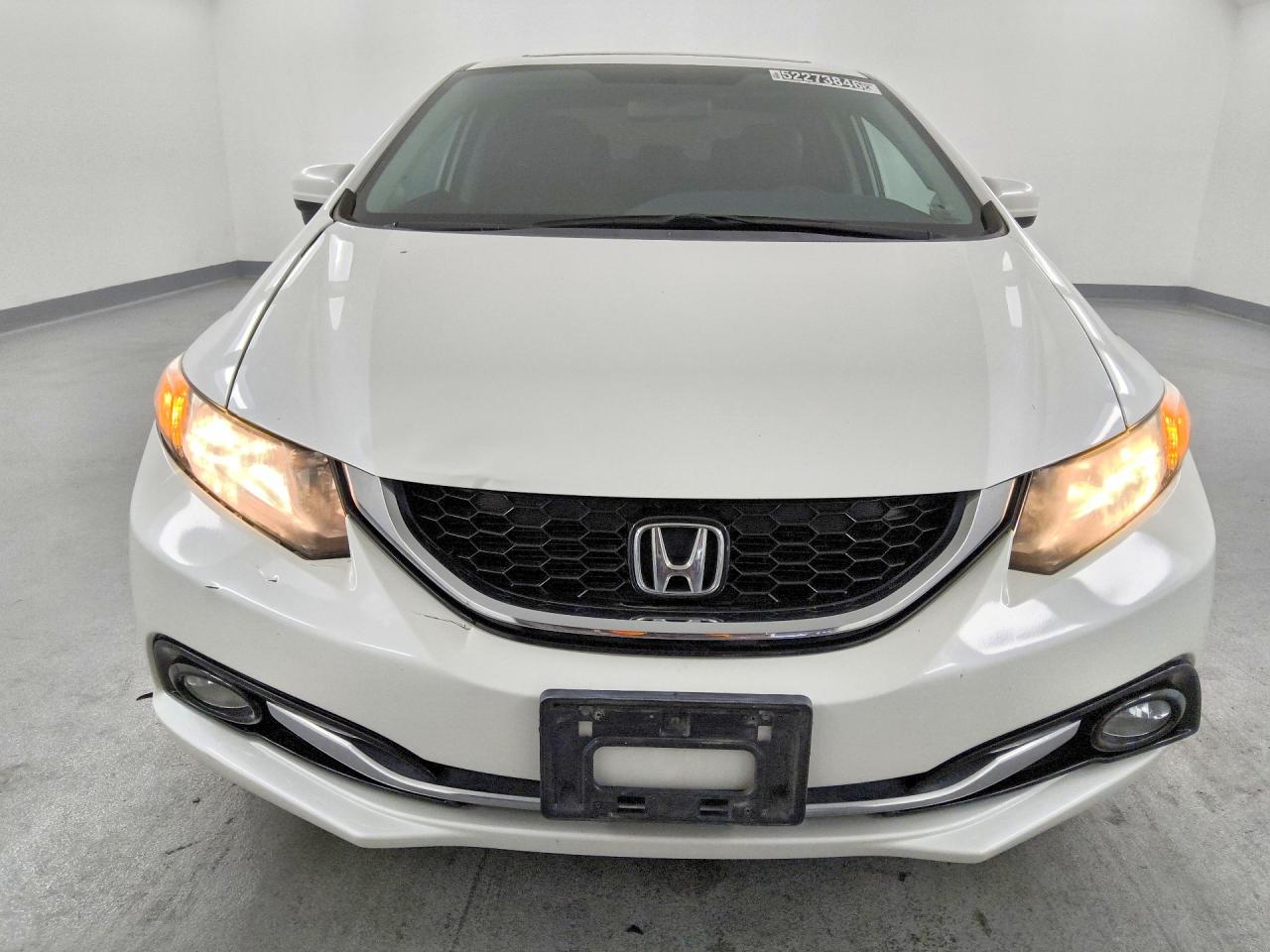 2015 Honda Civic Exl White vin: 19XFB2F91FE268481