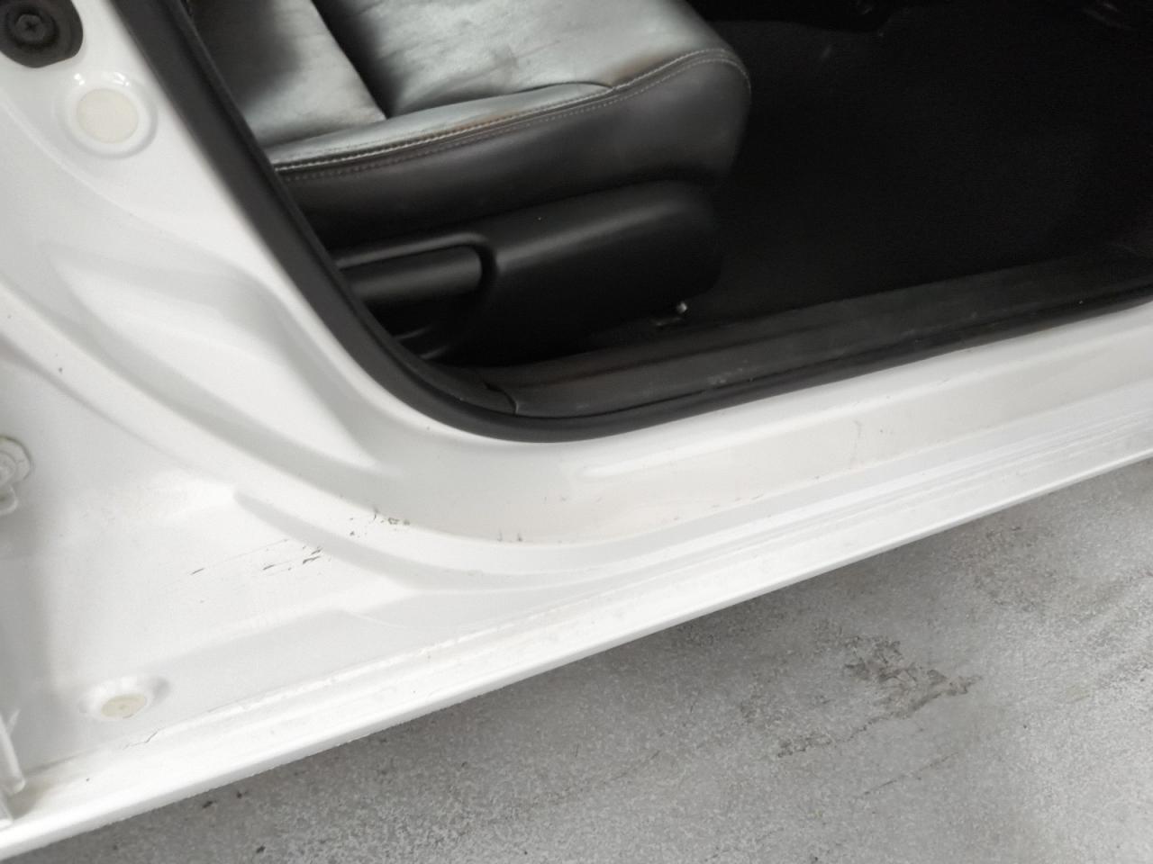 2015 Honda Civic Exl White vin: 19XFB2F91FE268481 Damage: Right Rocker Panel, Heavy Scratch, 2 To 3 Inches