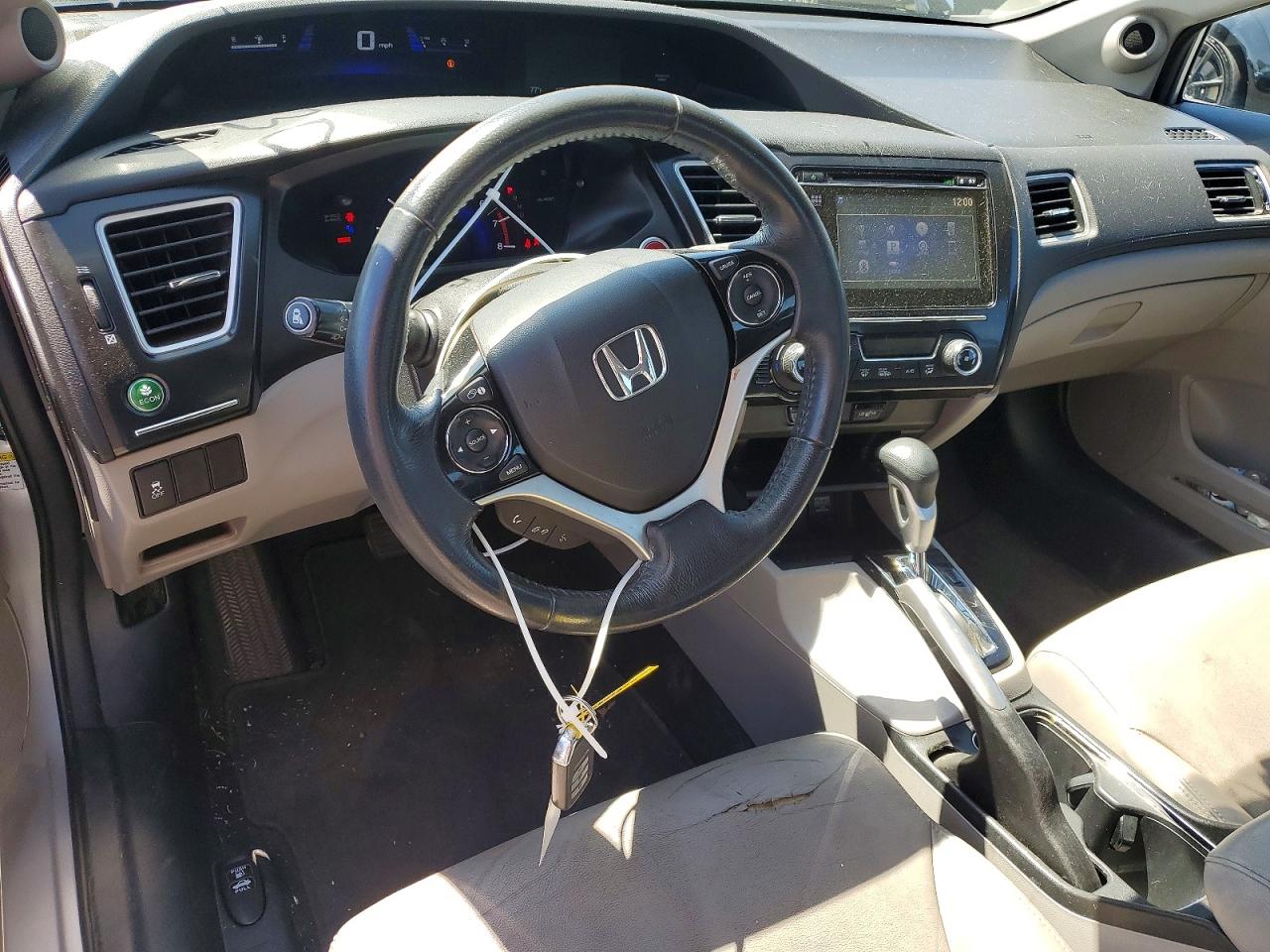2015 Honda Civic Exl Silver vin: 19XFB2F91FE280565