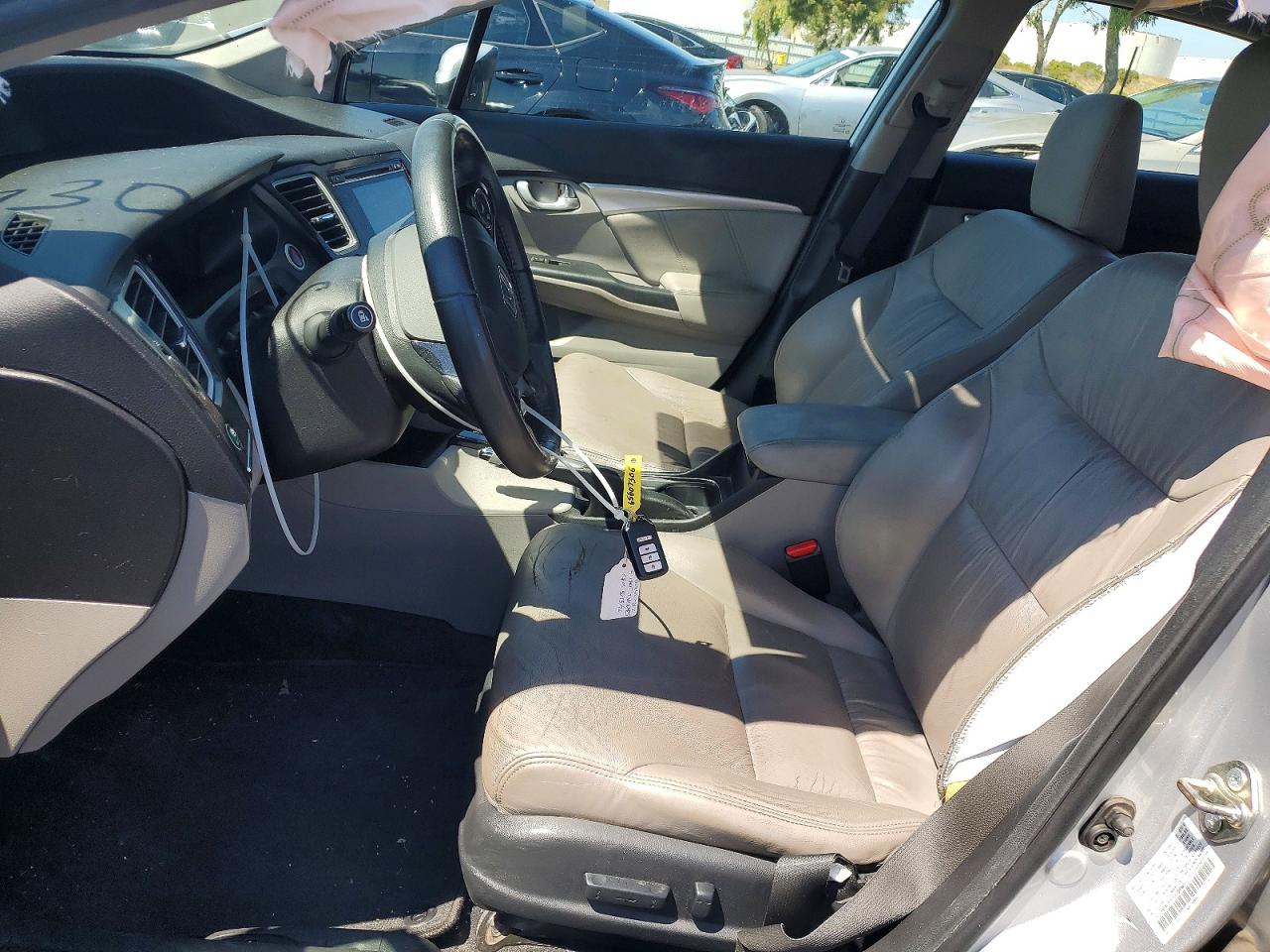 2015 Honda Civic Exl Silver vin: 19XFB2F91FE280565