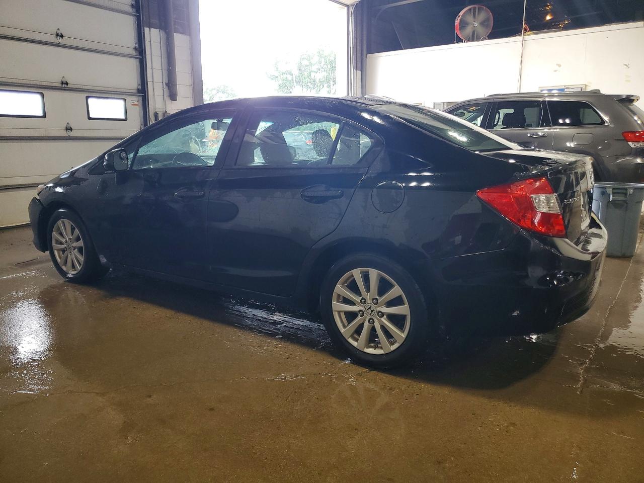 2012 Honda Civic Exl Black vin: 19XFB2F92CE000695
