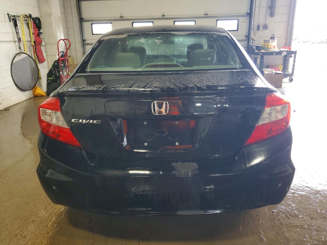 2012 Honda Civic Exl Black vin: 19XFB2F92CE000695