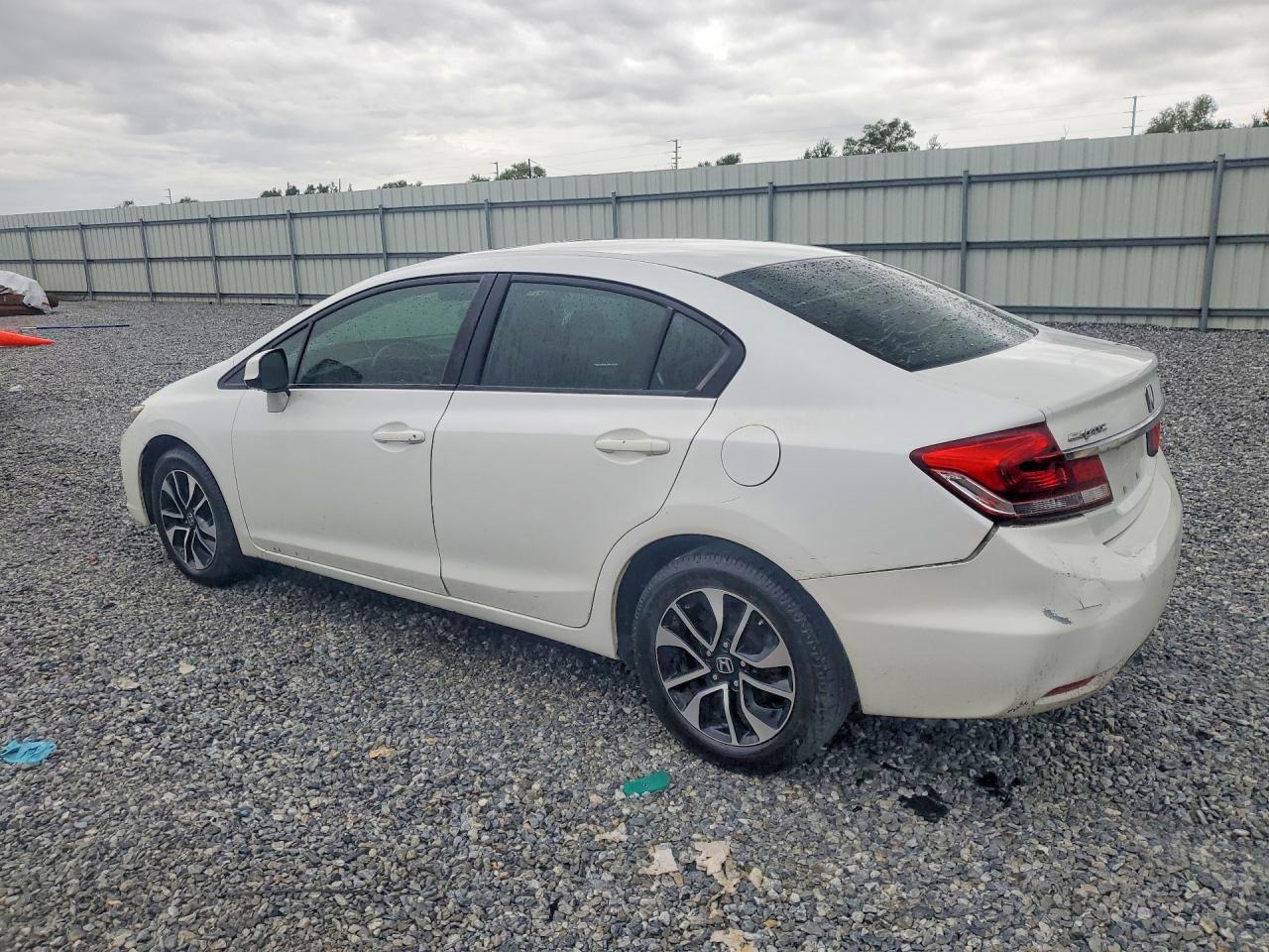 2013 Honda Civic Exl White vin: 19XFB2F92DE002688