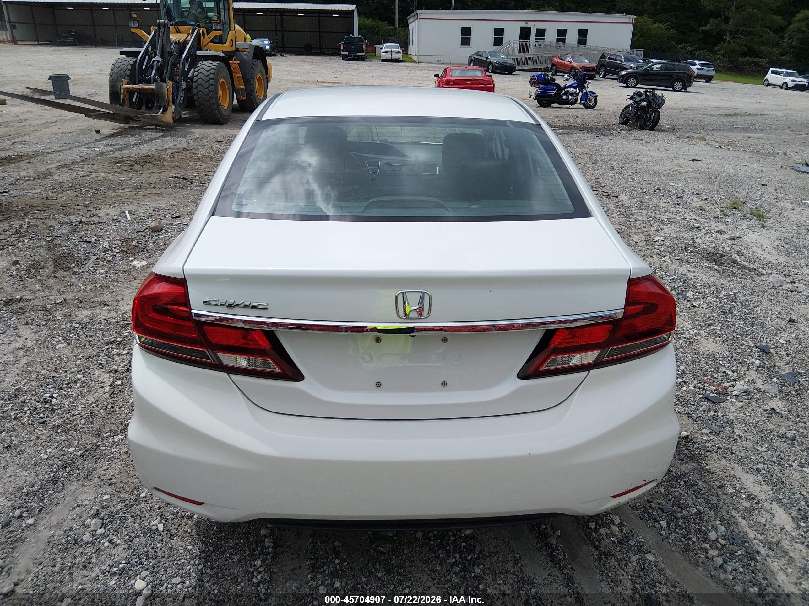 2013 Honda Civic Ex-l White vin: 19XFB2F92DE036789