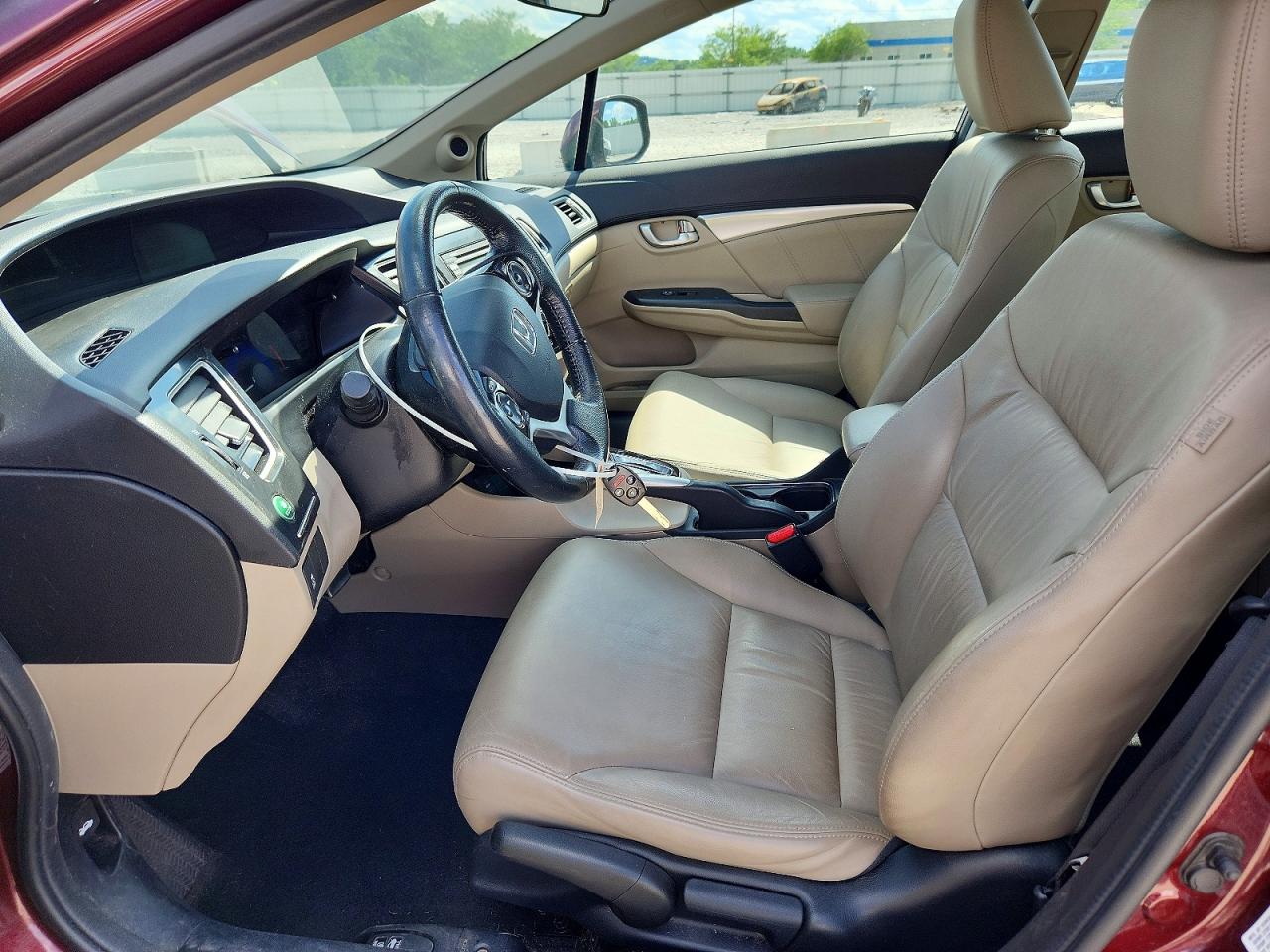 2013 Honda Civic Exl Красный vin: 19XFB2F92DE042379