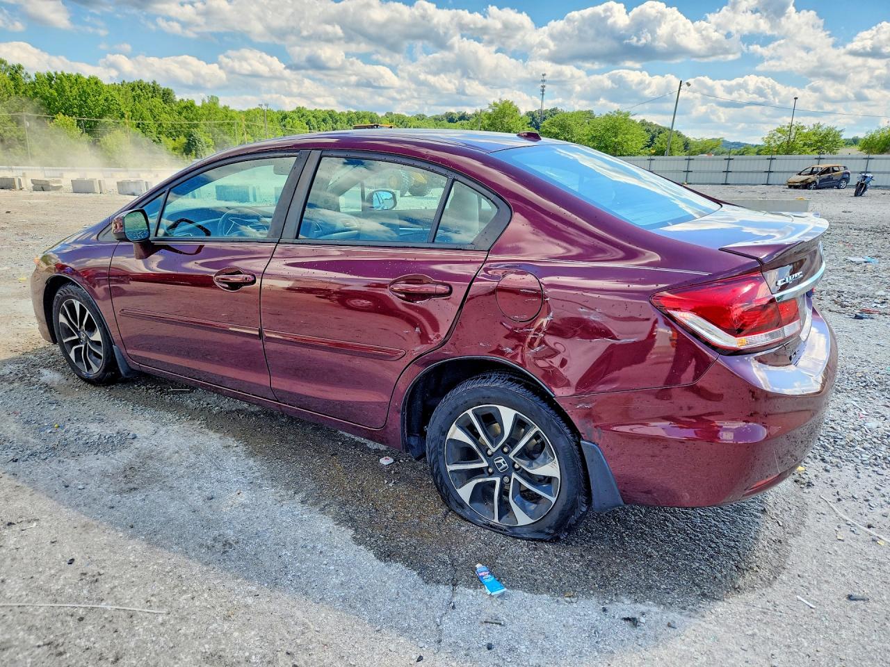 2013 Honda Civic Exl Красный vin: 19XFB2F92DE042379