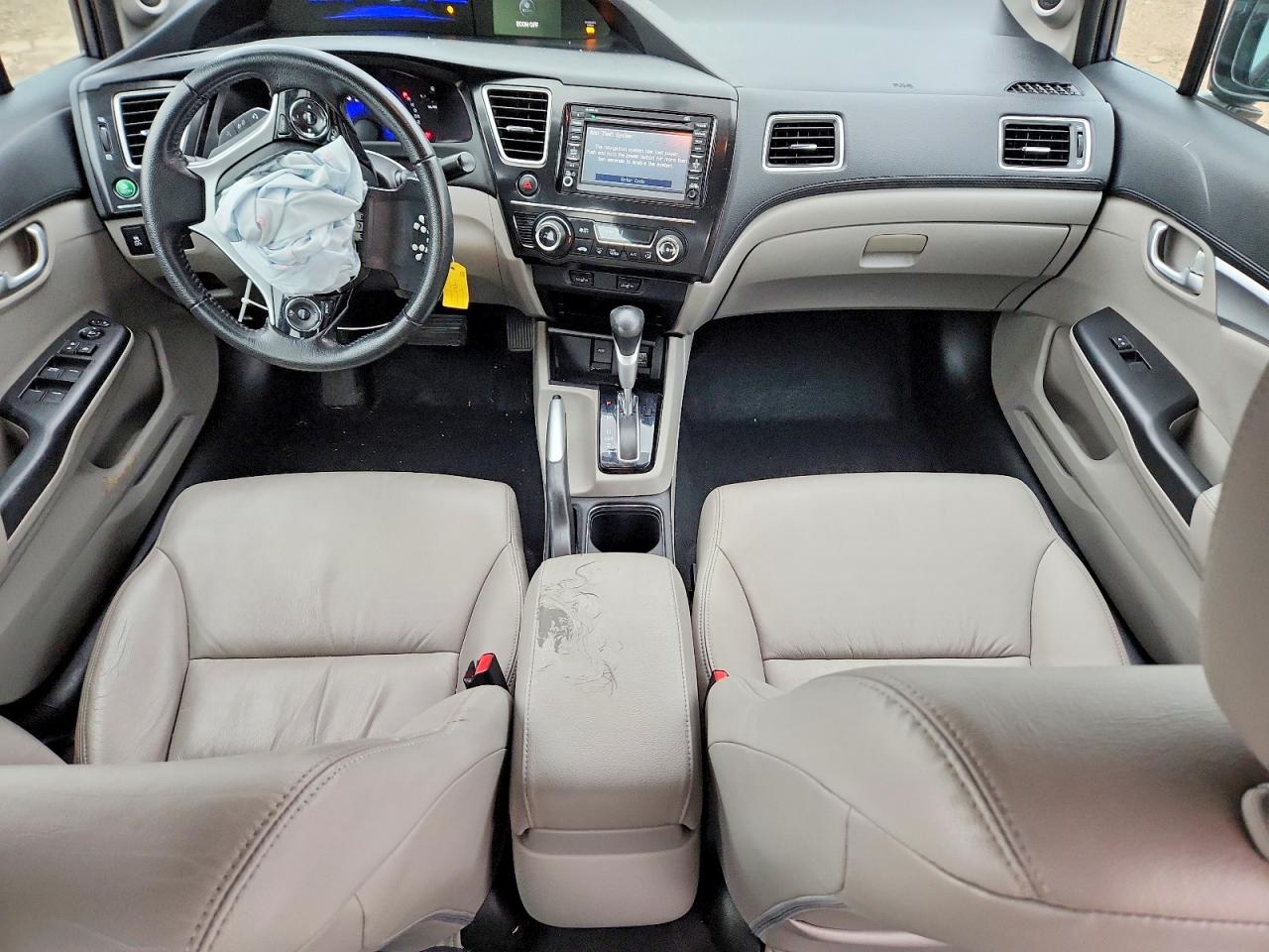 2013 Honda Civic Exl Gray vin: 19XFB2F92DE043659