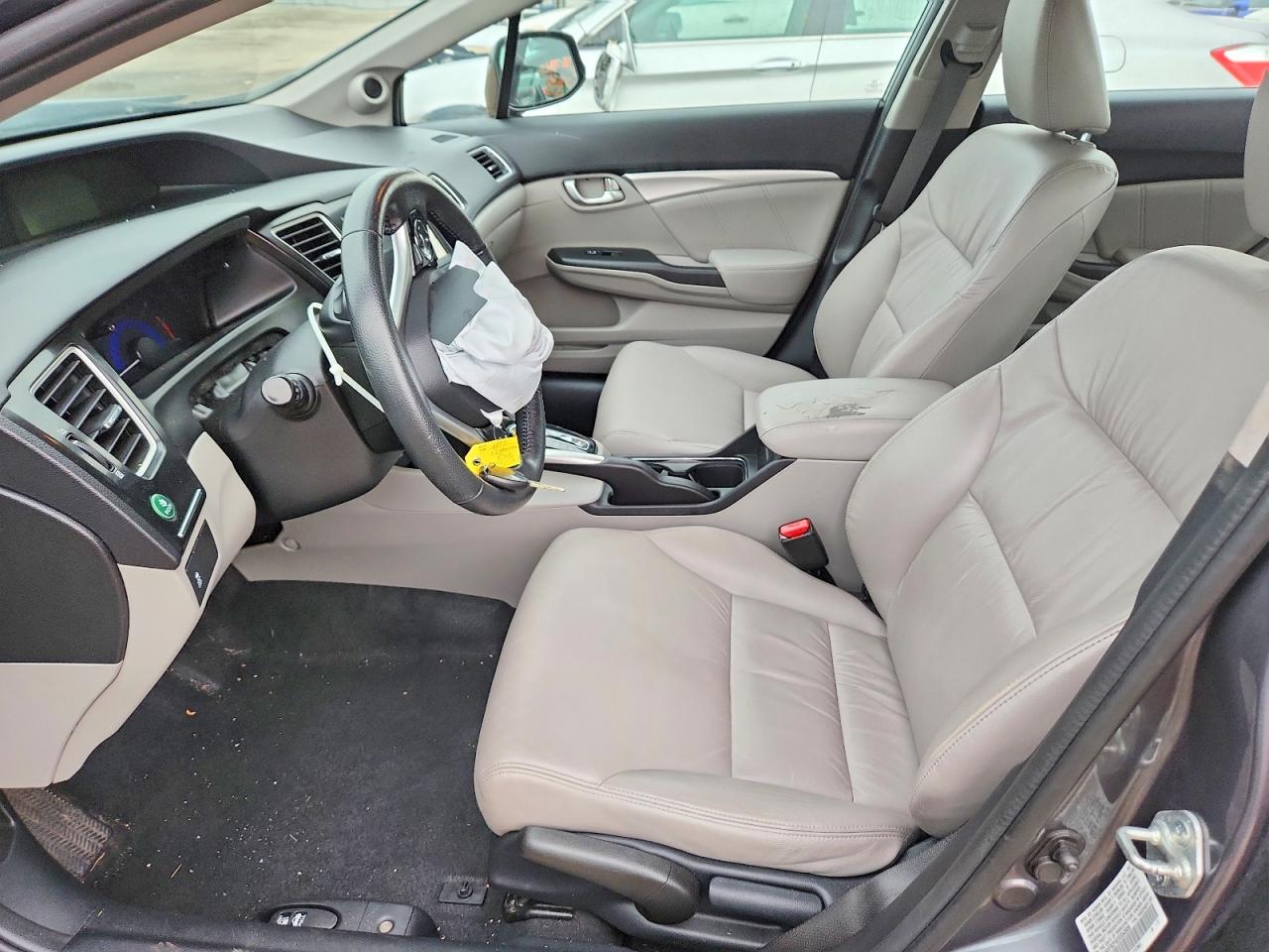 2013 Honda Civic Exl Gray vin: 19XFB2F92DE043659
