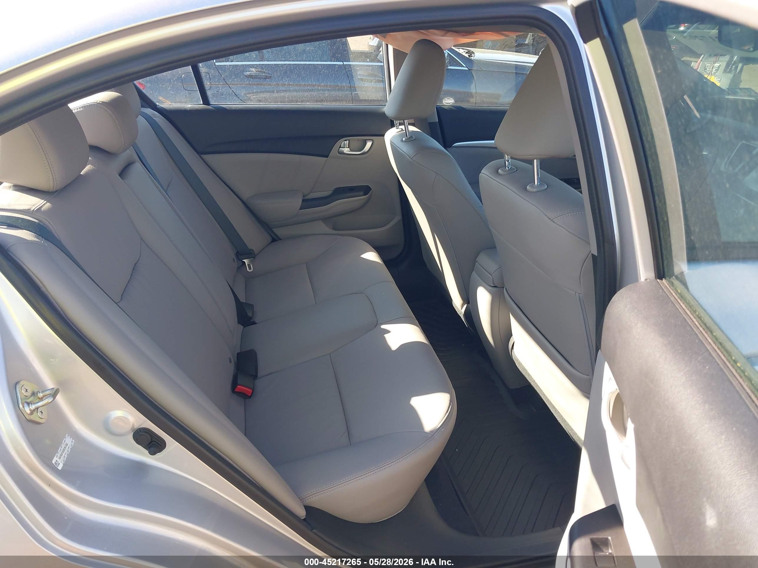 2013 Honda Civic Ex-l Серебряный vin: 19XFB2F92DE267434