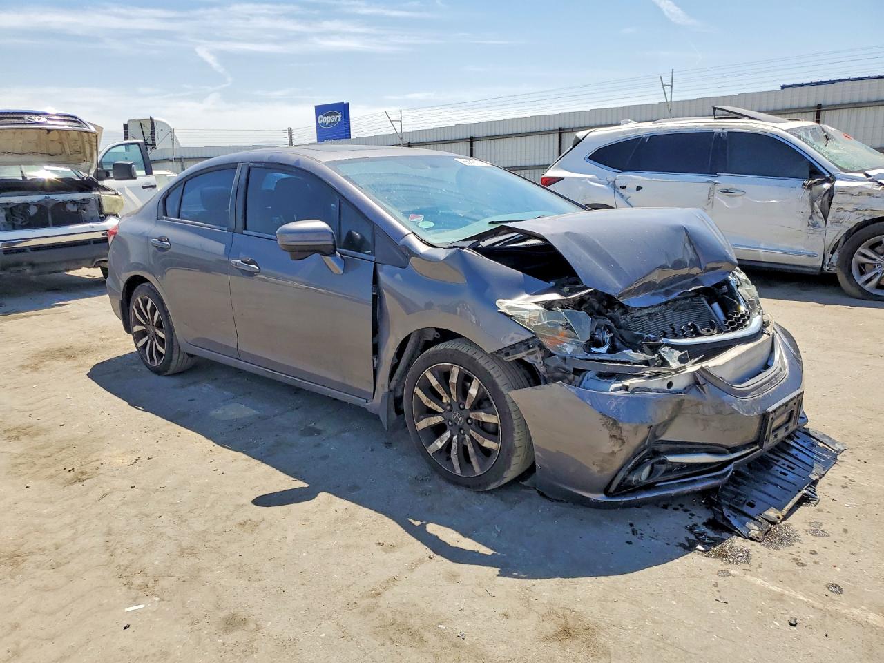 2014 Honda Civic Exl Charcoal vin: 19XFB2F92EE045607