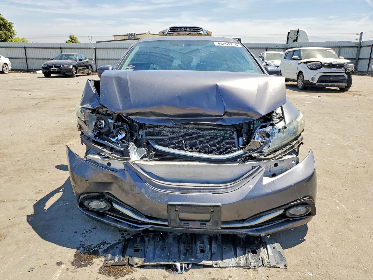 2014 Honda Civic Exl Charcoal vin: 19XFB2F92EE045607