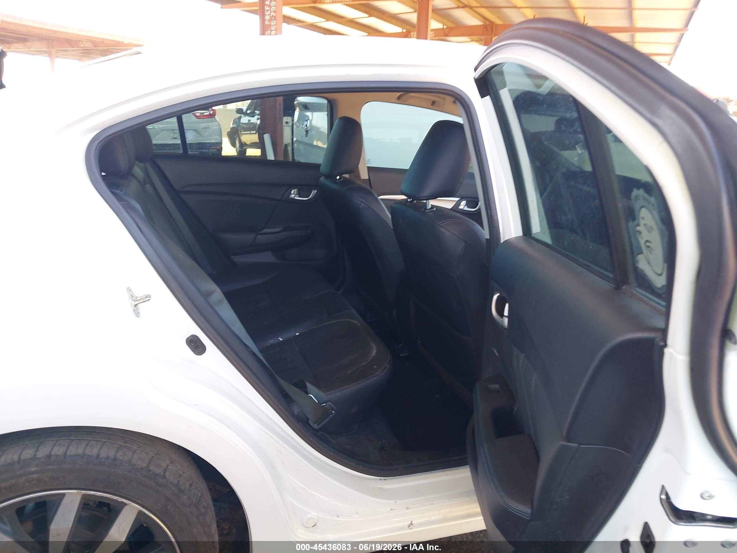 2014 Honda Civic Ex-l Белый vin: 19XFB2F92EE048622