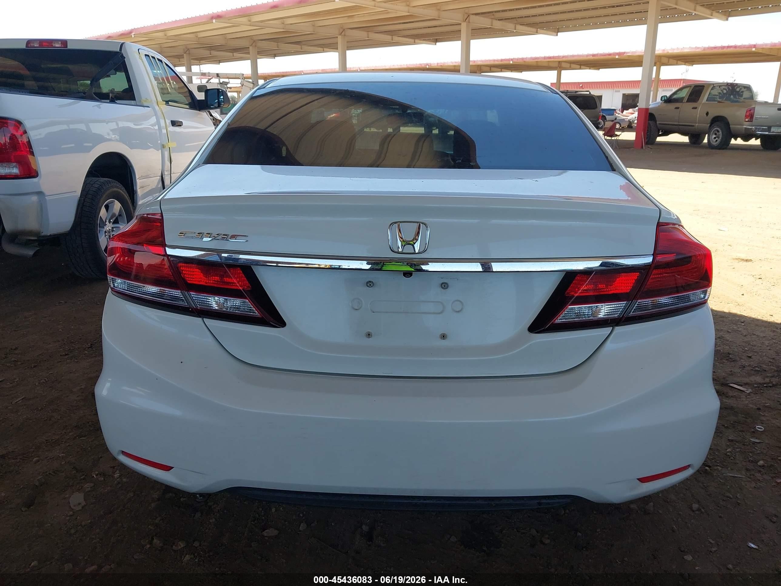 2014 Honda Civic Ex-l Белый vin: 19XFB2F92EE048622