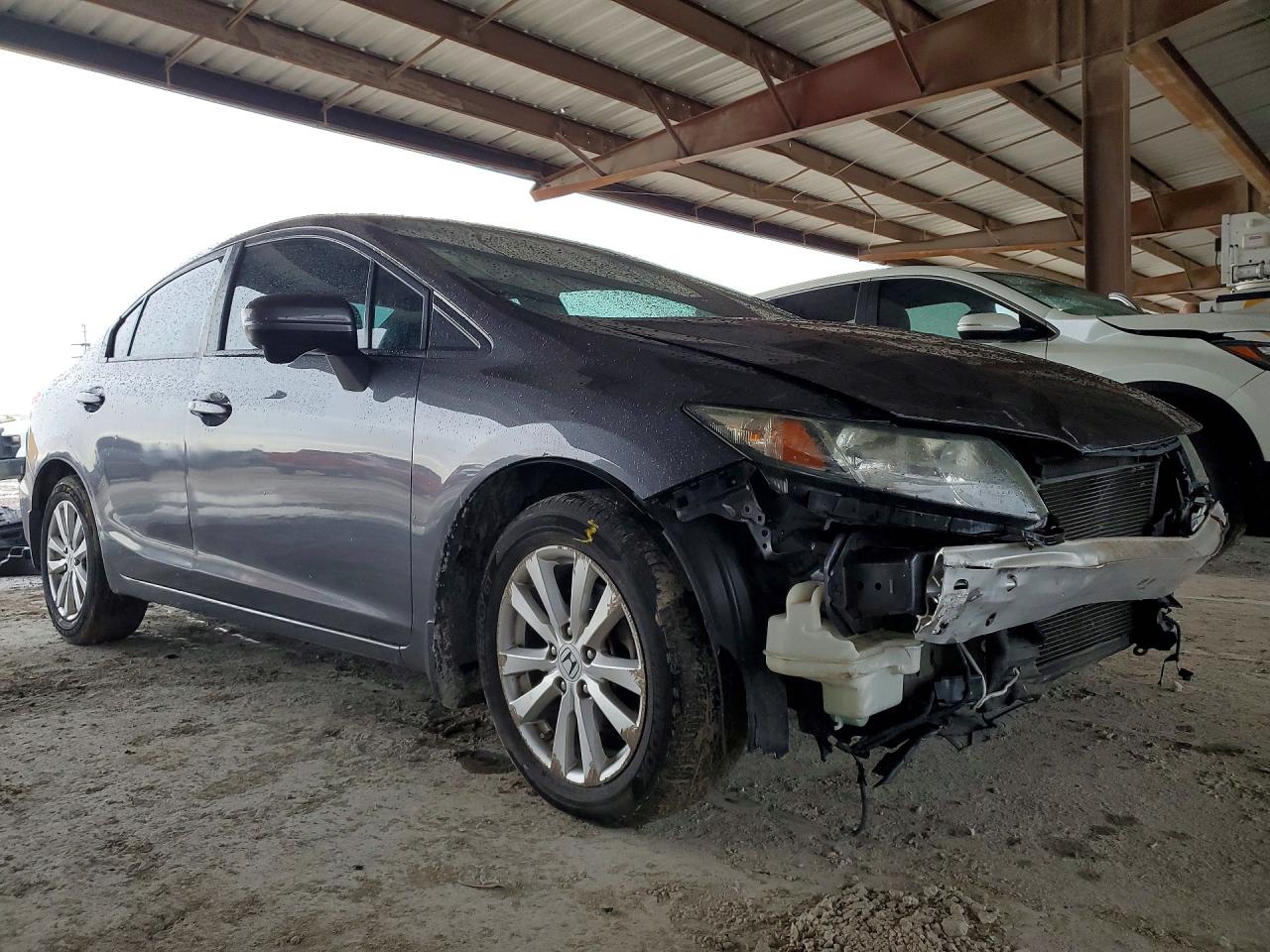 2014 Honda Civic Exl Gray vin: 19XFB2F92EE068157