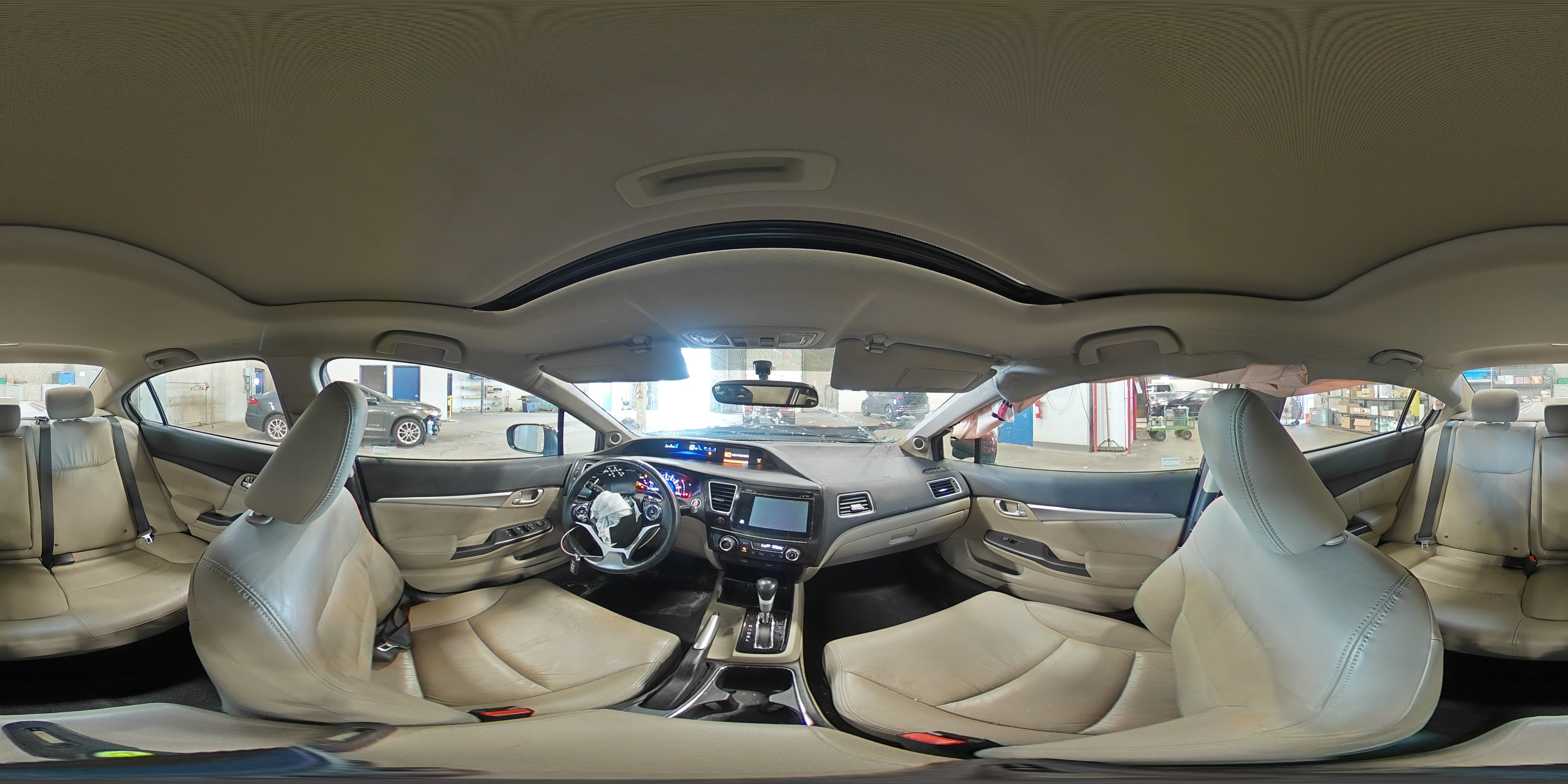 2015 Honda Civic Exl Maroon vin: 19XFB2F92FE023818