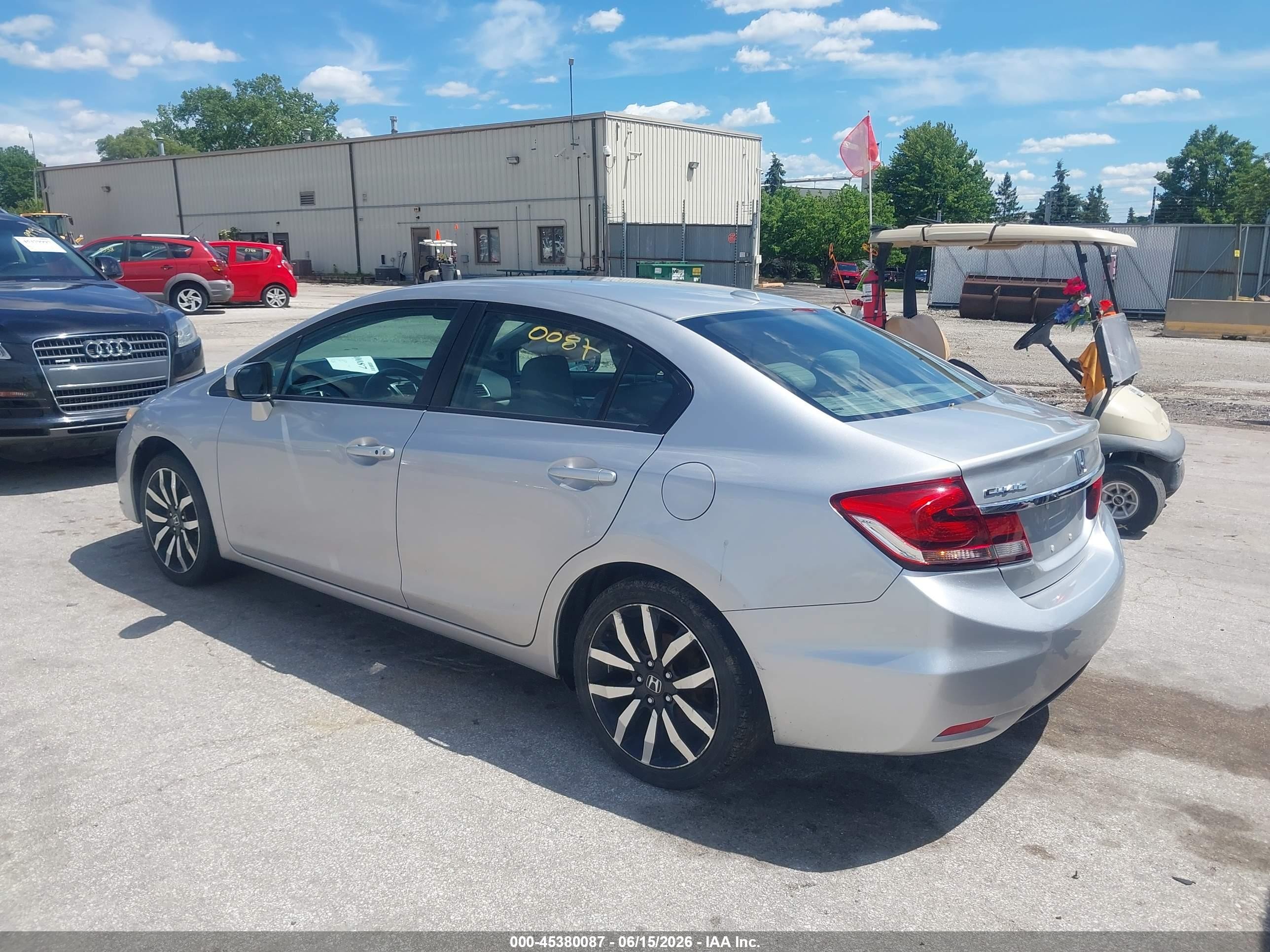 2015 Honda Civic Ex-l Silver vin: 19XFB2F92FE031076