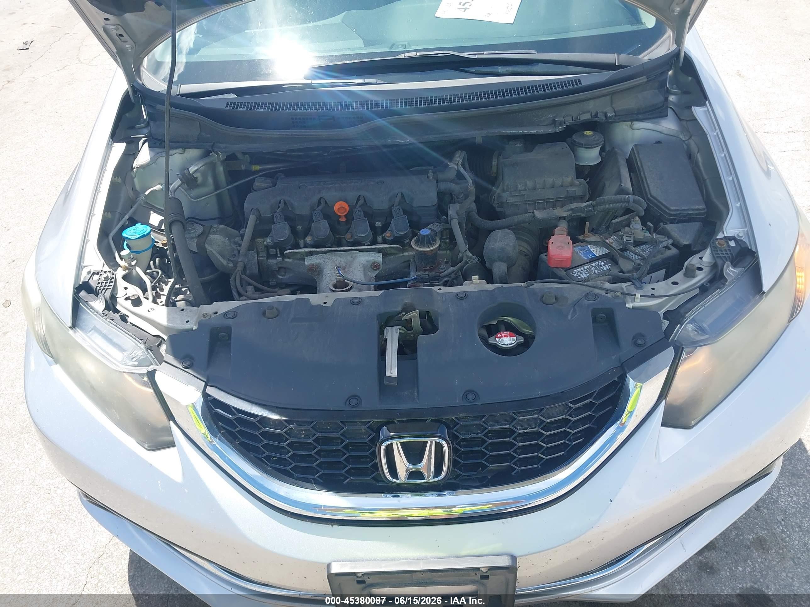 2015 Honda Civic Ex-l Silver vin: 19XFB2F92FE031076