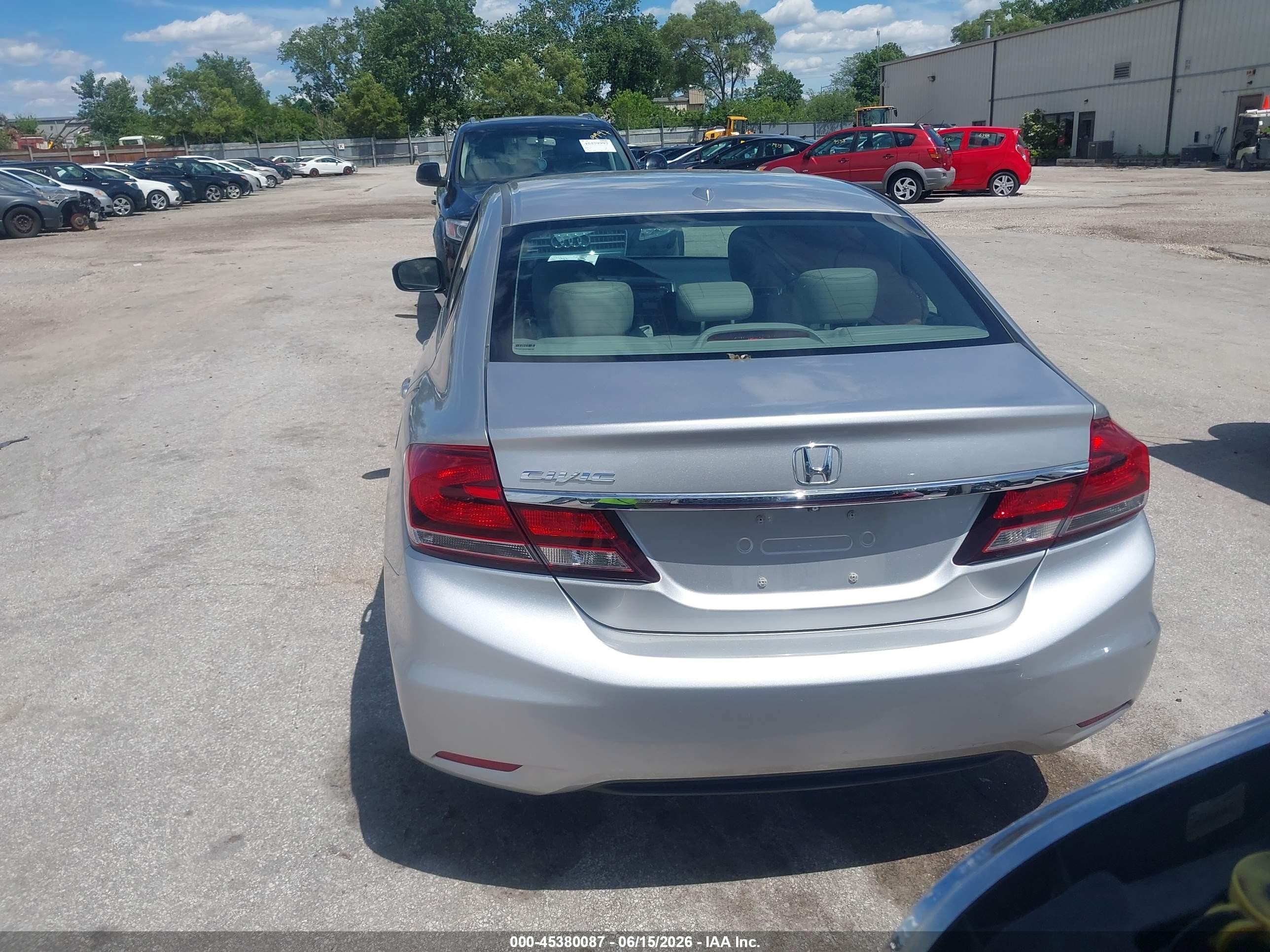 2015 Honda Civic Ex-l Silver vin: 19XFB2F92FE031076