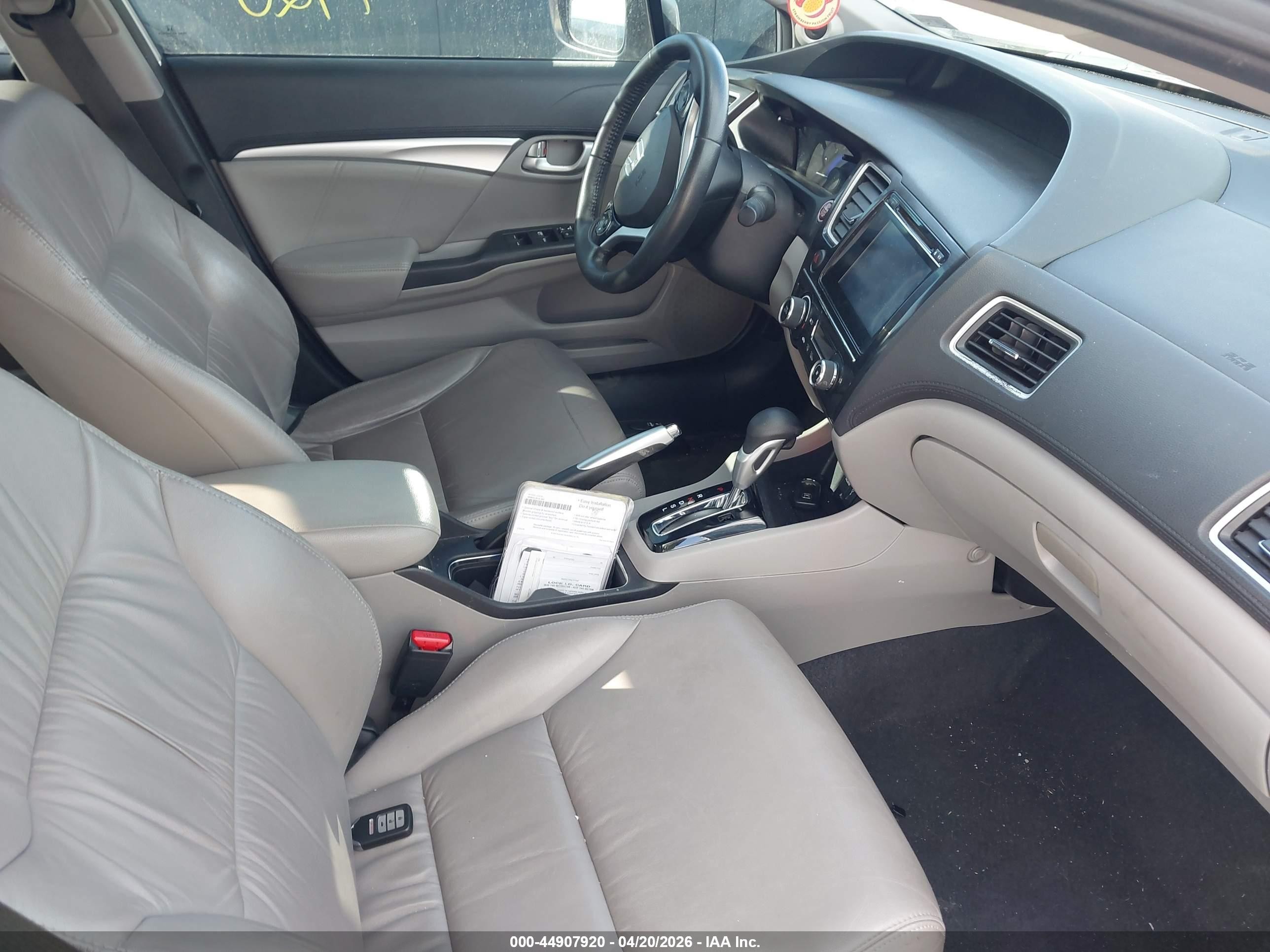 2015 Honda Civic Ex-l Silver vin: 19XFB2F92FE038710
