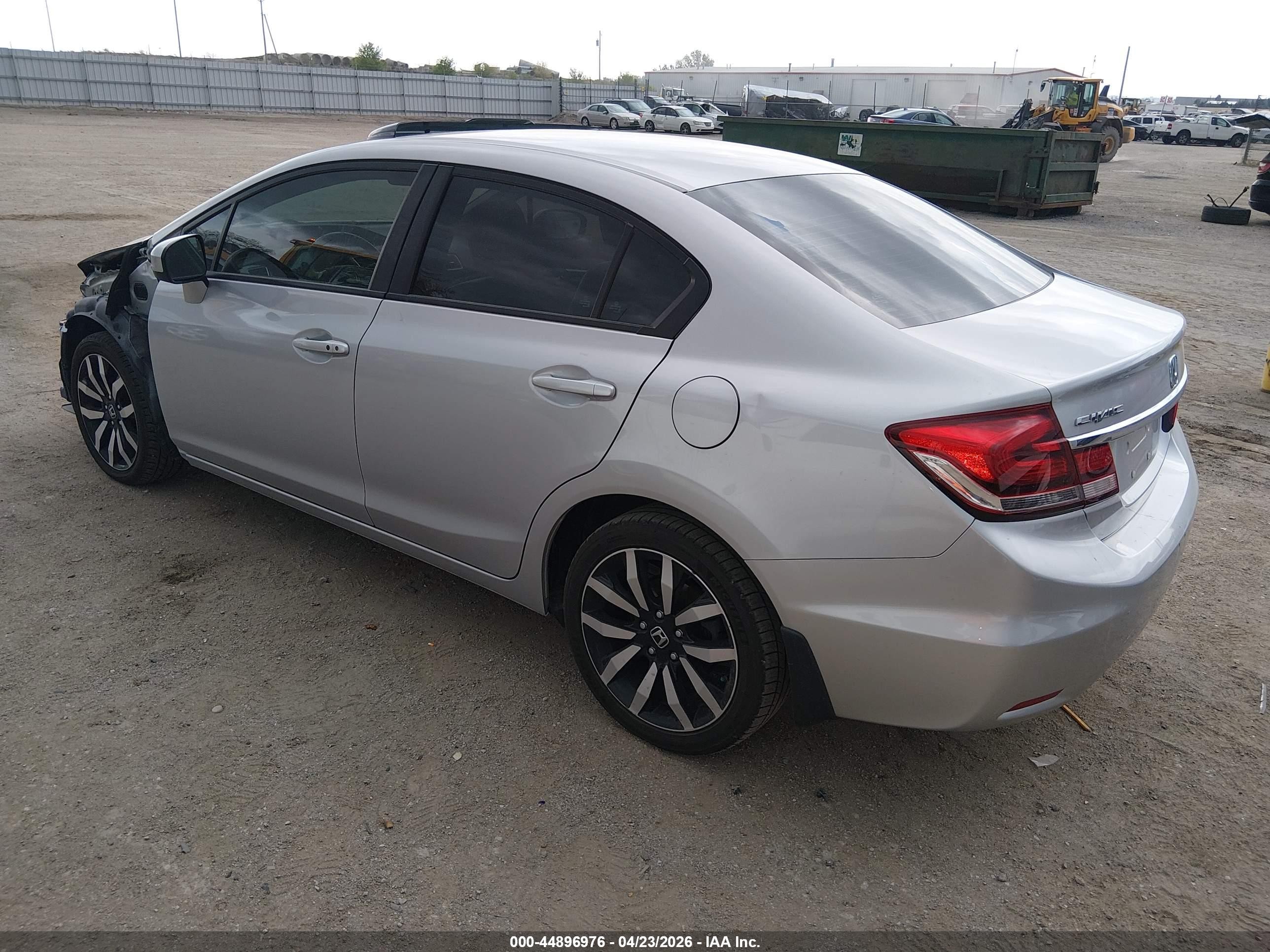 2015 Honda Civic Ex-l Silver vin: 19XFB2F92FE067883