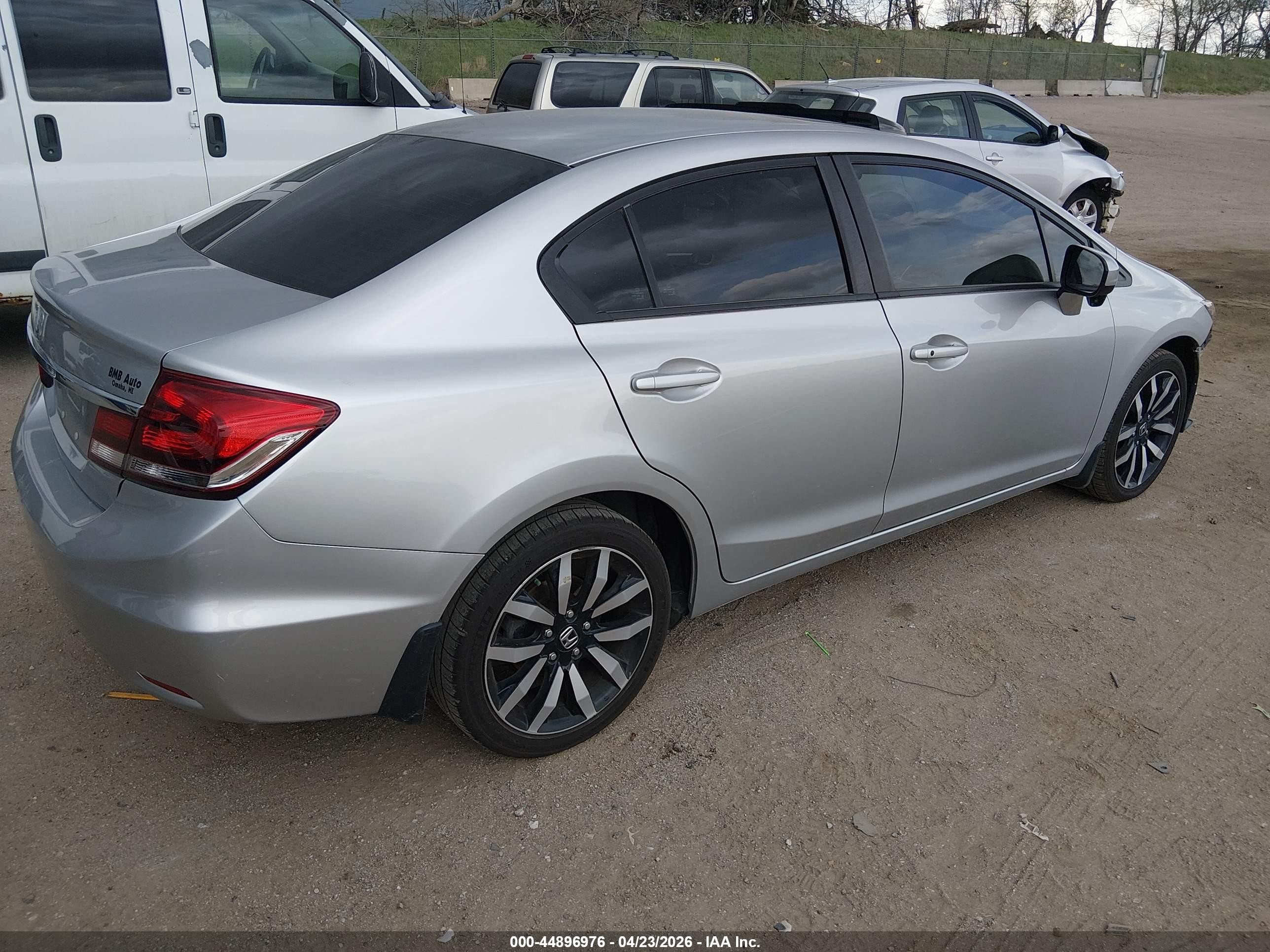 2015 Honda Civic Ex-l Silver vin: 19XFB2F92FE067883