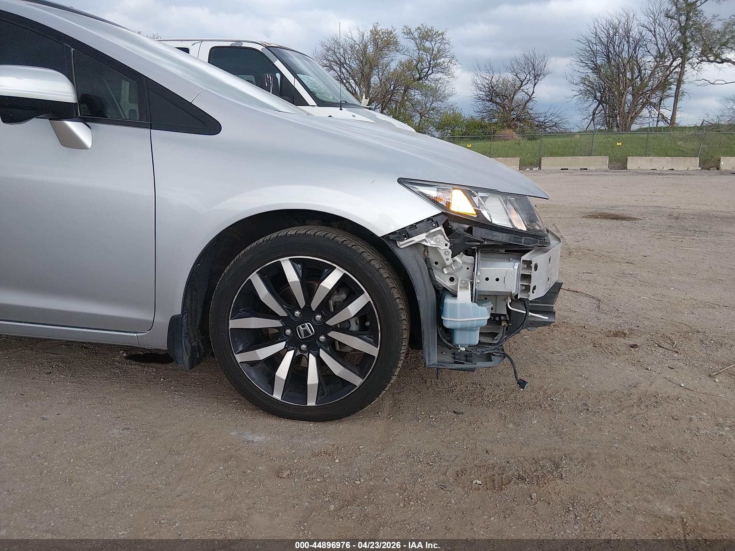 2015 Honda Civic Ex-l Silver vin: 19XFB2F92FE067883