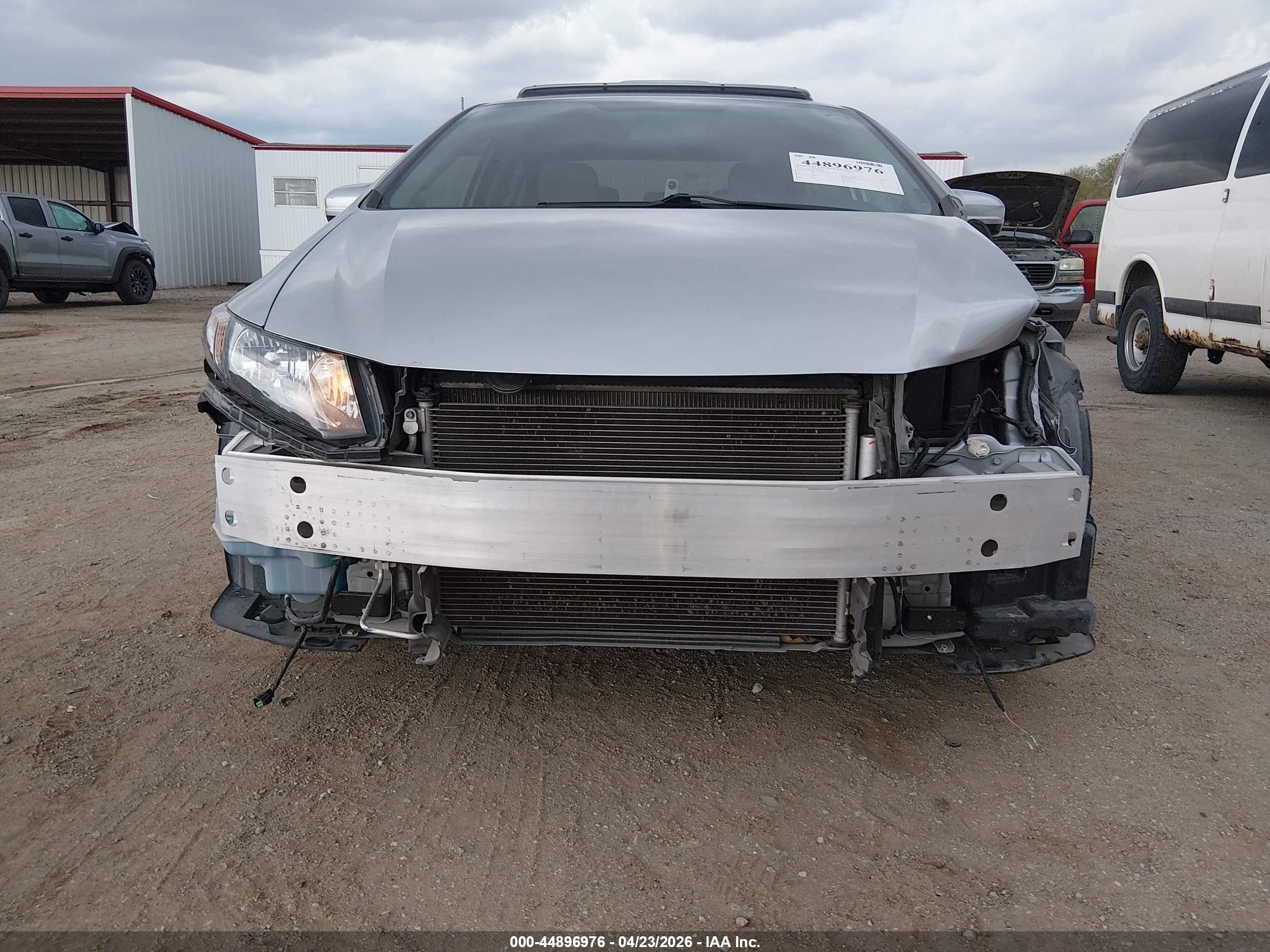 2015 Honda Civic Ex-l Silver vin: 19XFB2F92FE067883