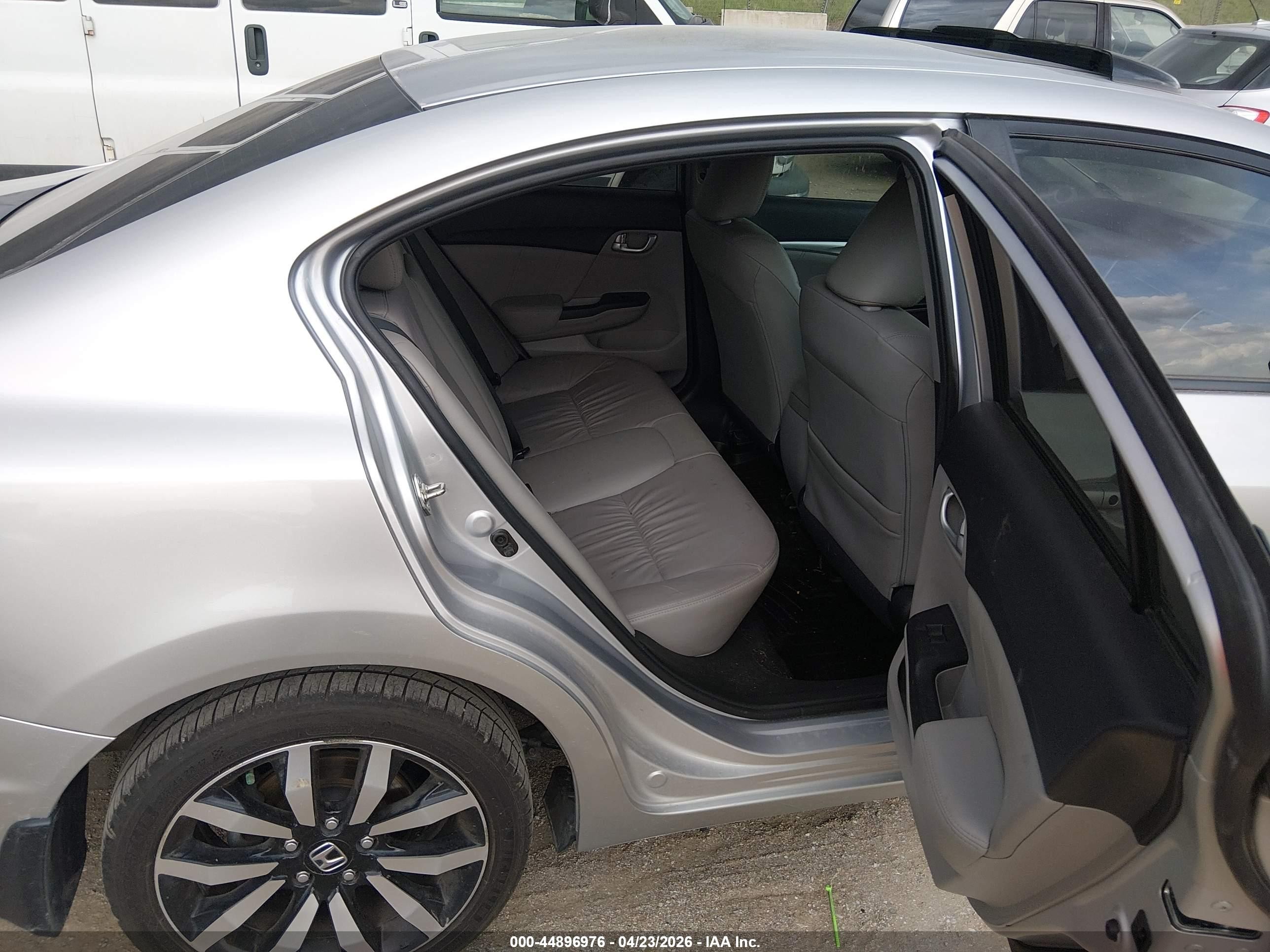 2015 Honda Civic Ex-l Silver vin: 19XFB2F92FE067883