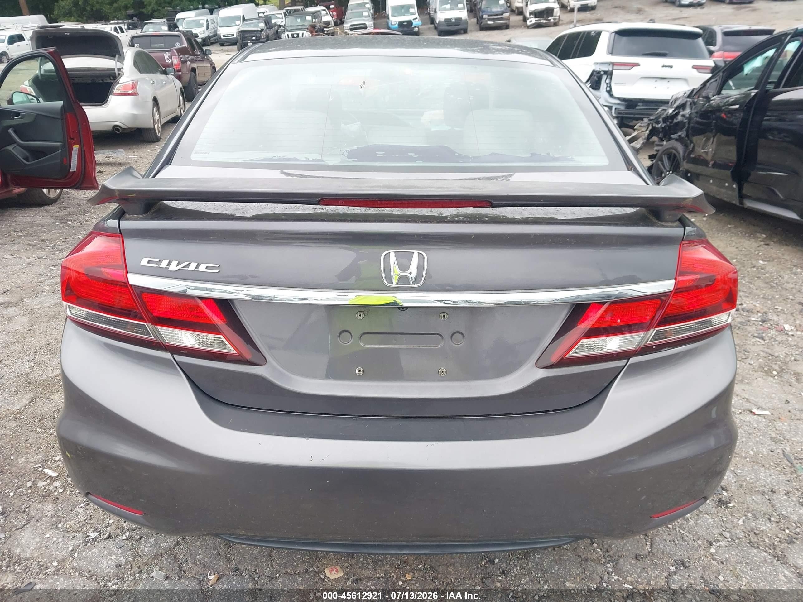 2015 Honda Civic Ex-l Gray vin: 19XFB2F92FE086529