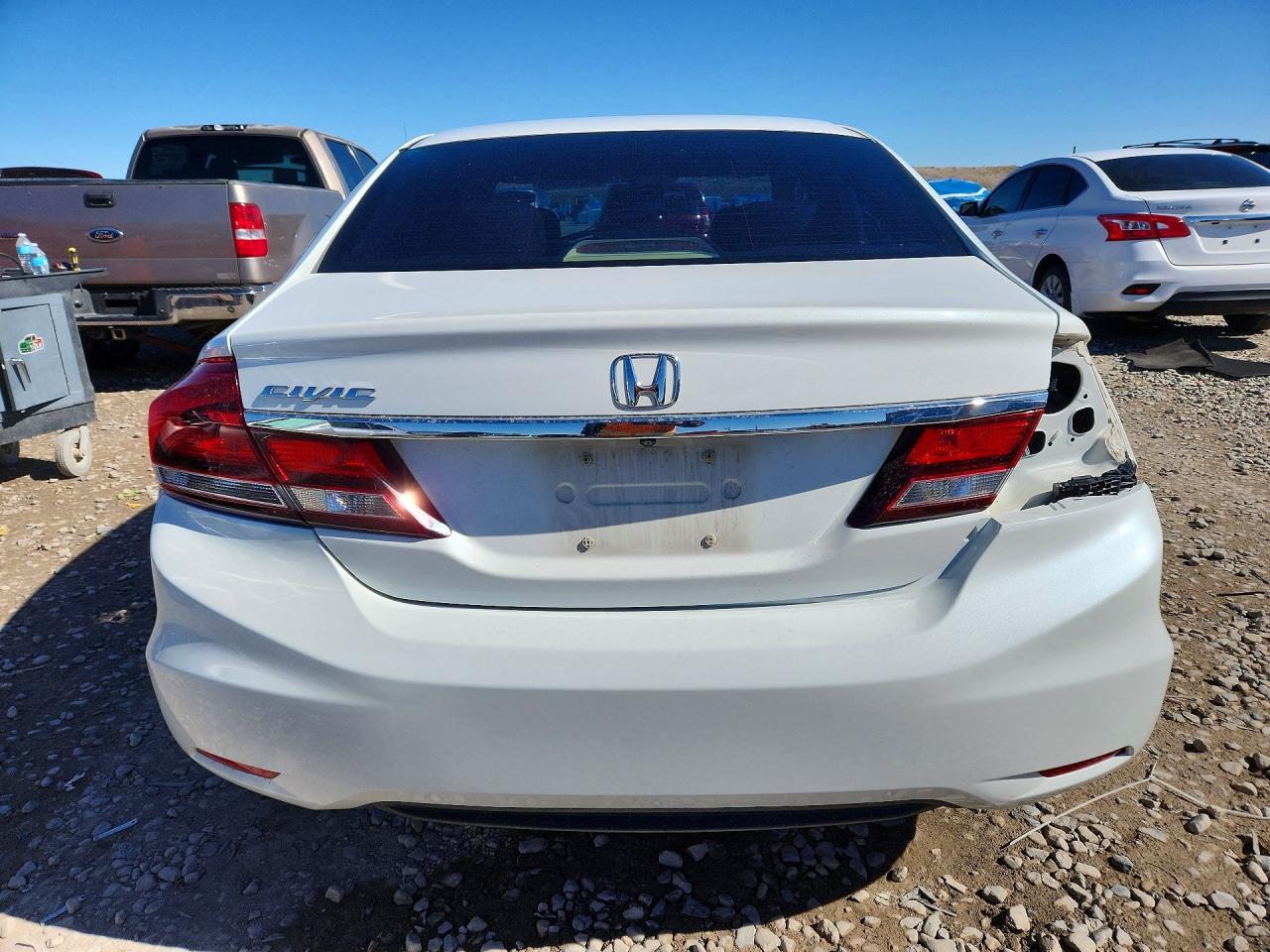 2015 Honda Civic Exl Белый vin: 19XFB2F92FE105502