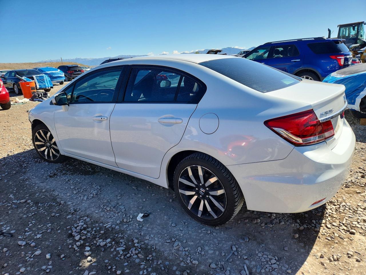 2015 Honda Civic Exl Белый vin: 19XFB2F92FE105502