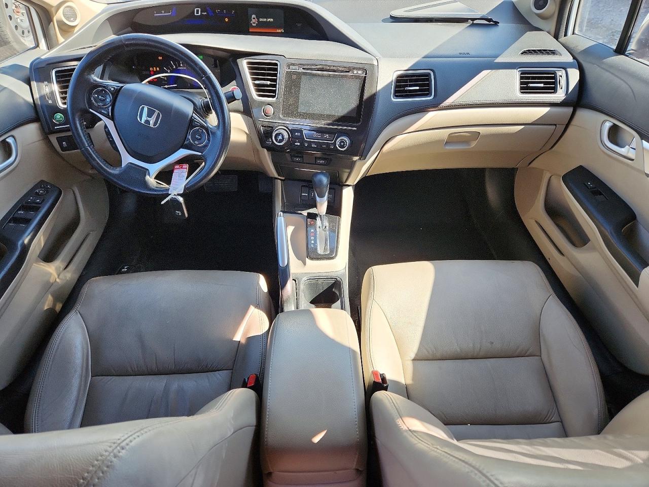 2015 Honda Civic Exl Белый vin: 19XFB2F92FE105502