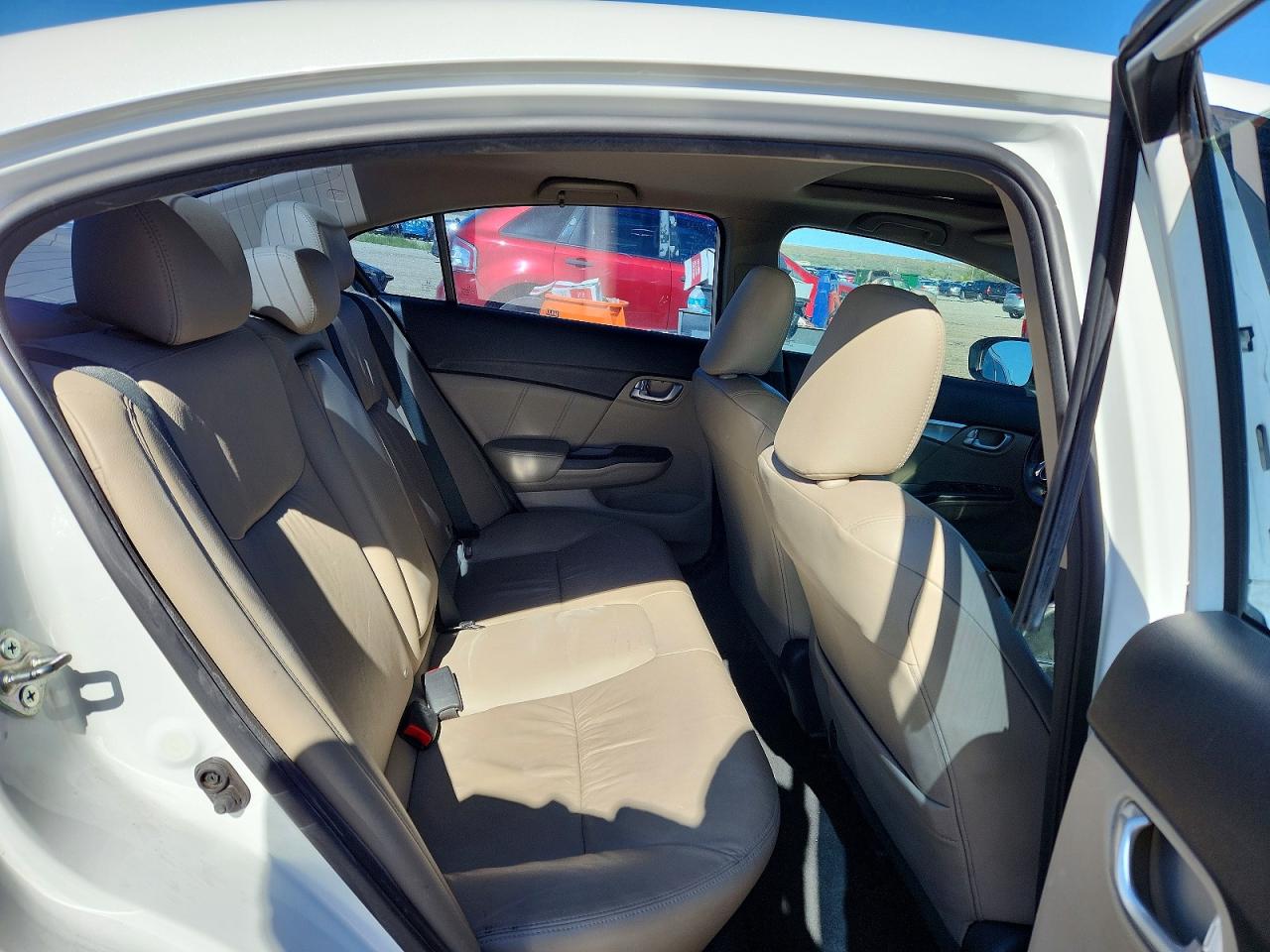 2015 Honda Civic Exl Белый vin: 19XFB2F92FE105502