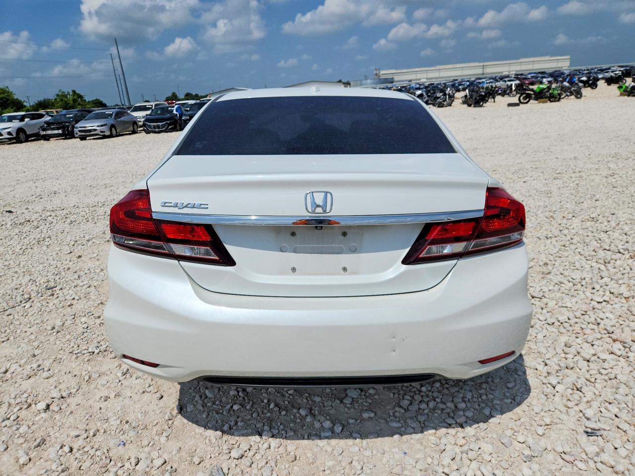 2015 Honda Civic Exl White vin: 19XFB2F92FE107721