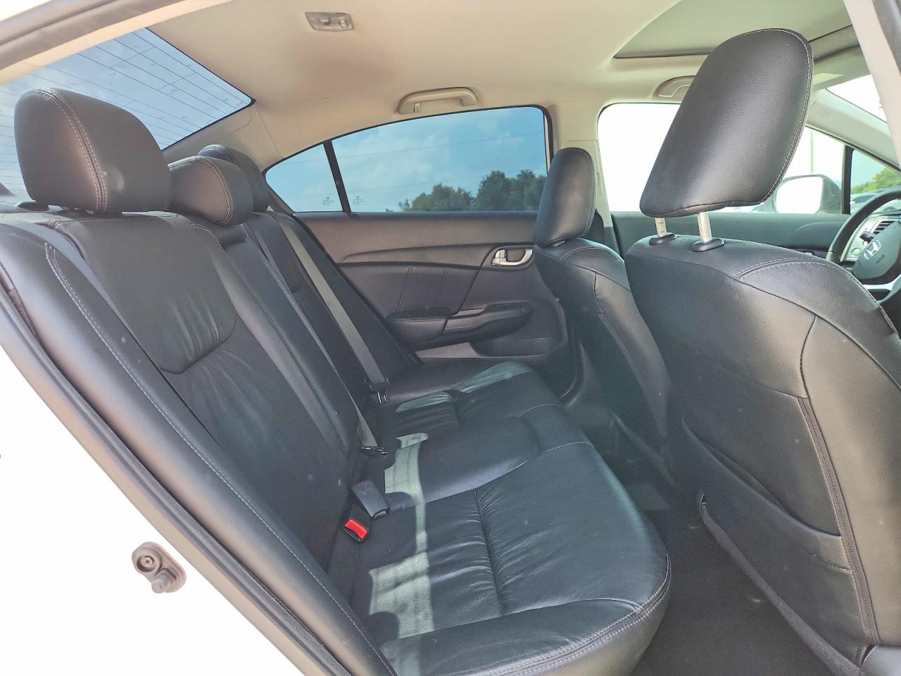 2015 Honda Civic Exl White vin: 19XFB2F92FE107721
