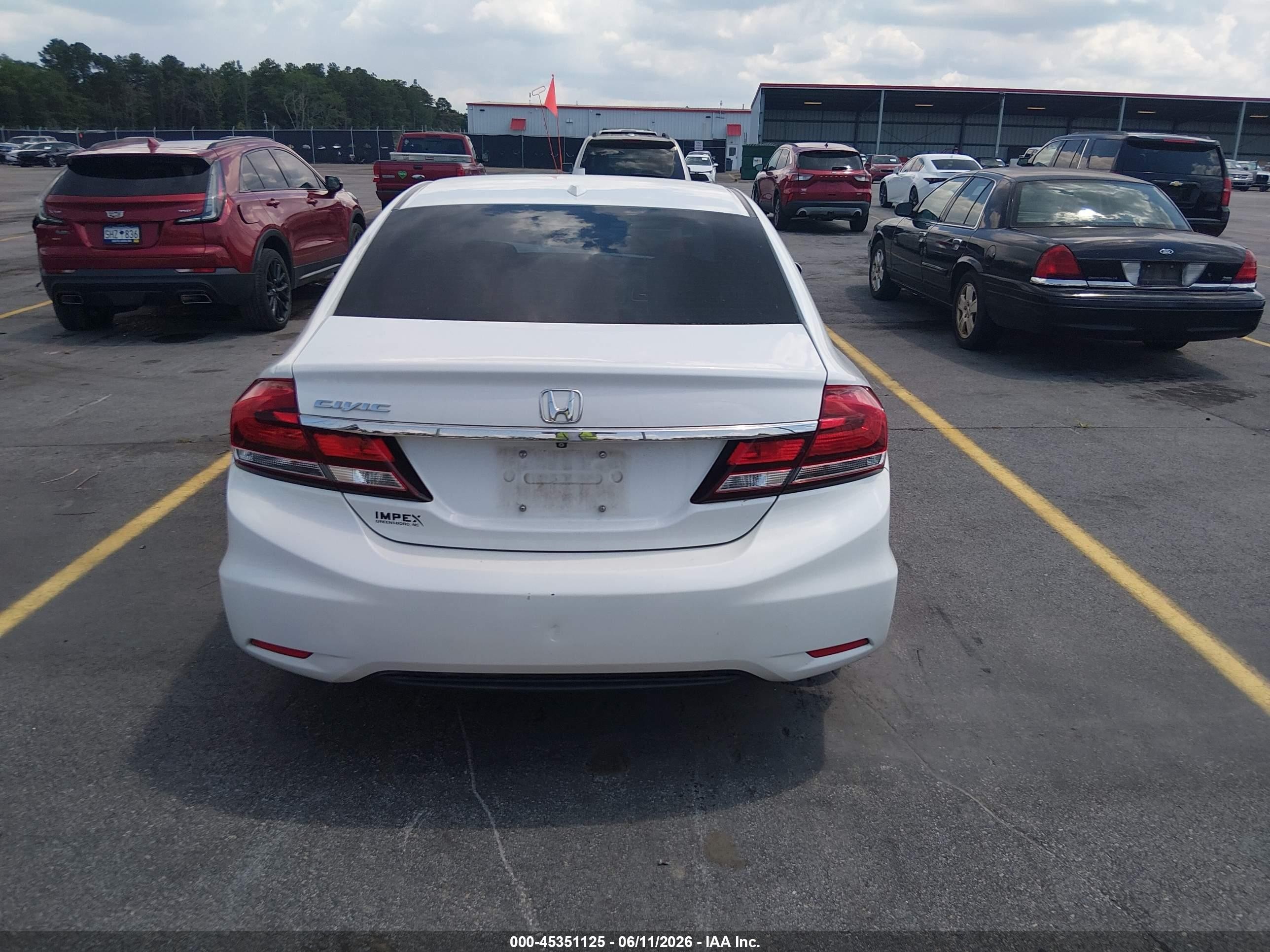 2015 Honda Civic Ex-l White vin: 19XFB2F92FE201064