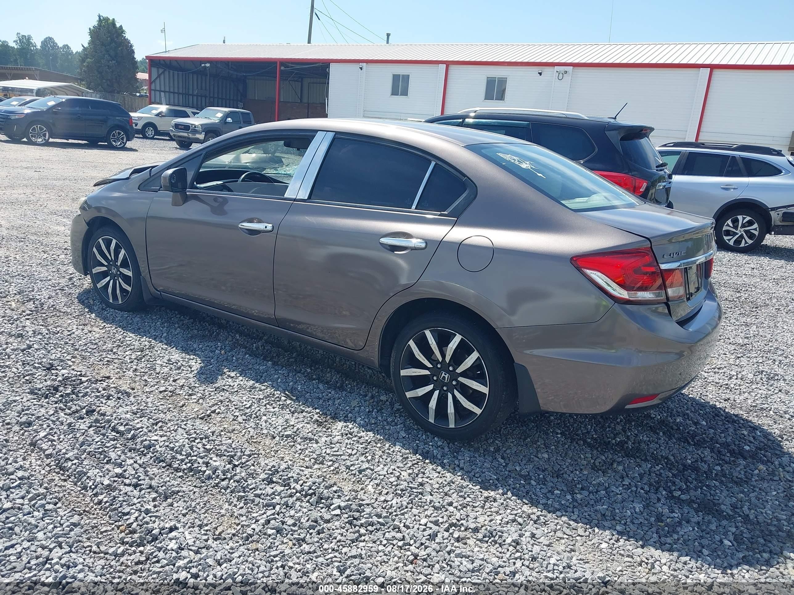 2015 Honda Civic Ex-l Champagne vin: 19XFB2F92FE227955