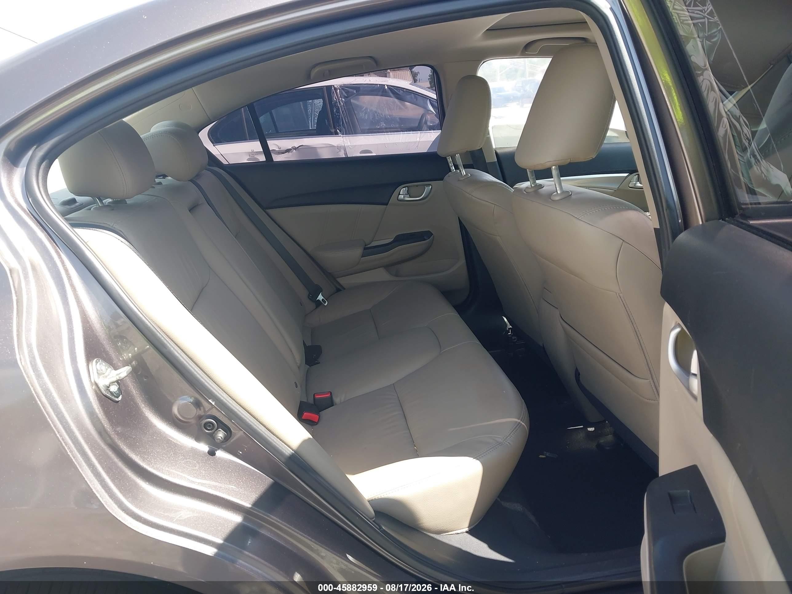 2015 Honda Civic Ex-l Champagne vin: 19XFB2F92FE227955