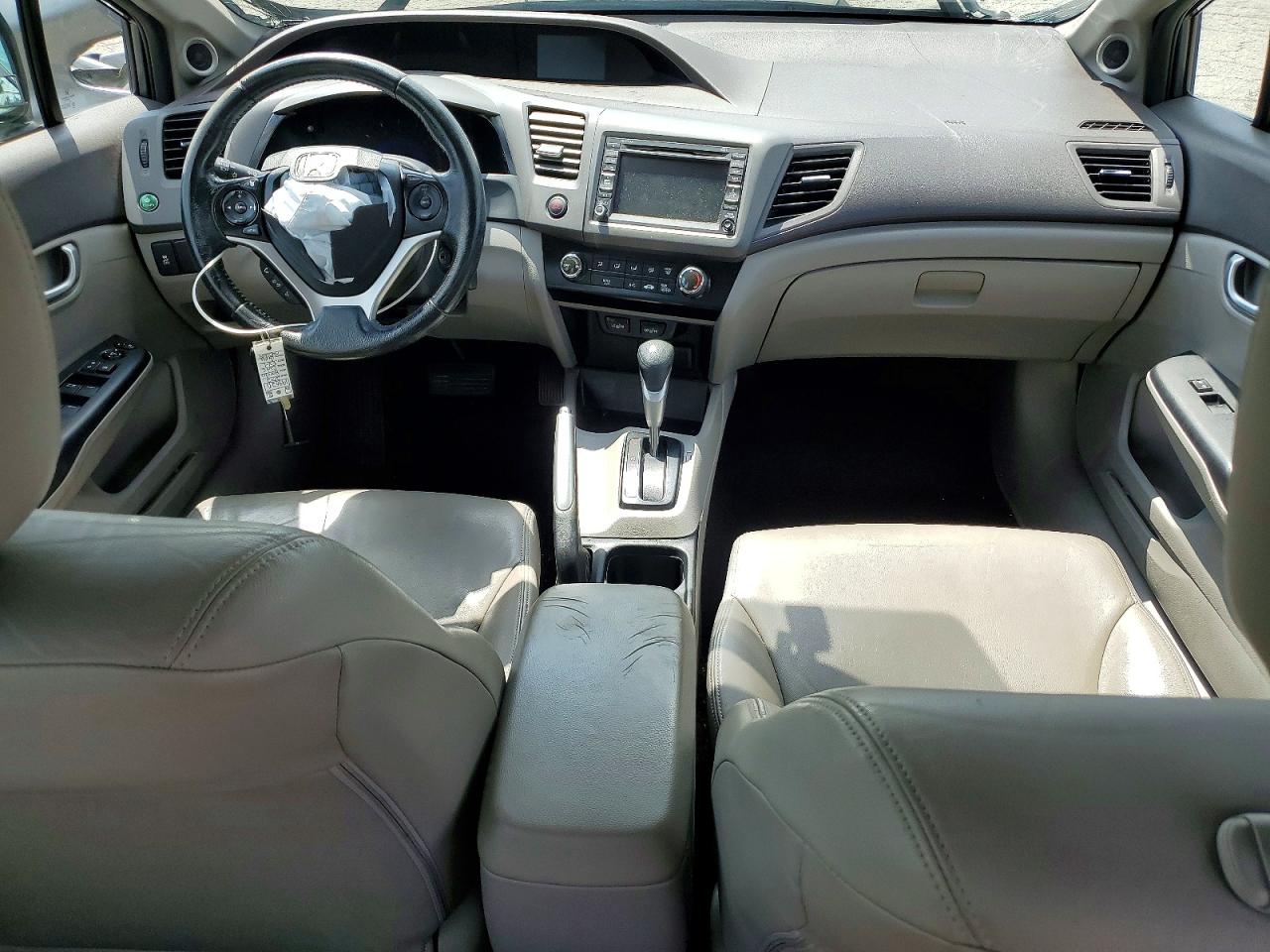 2012 Honda Civic Exl Gray vin: 19XFB2F93CE040249