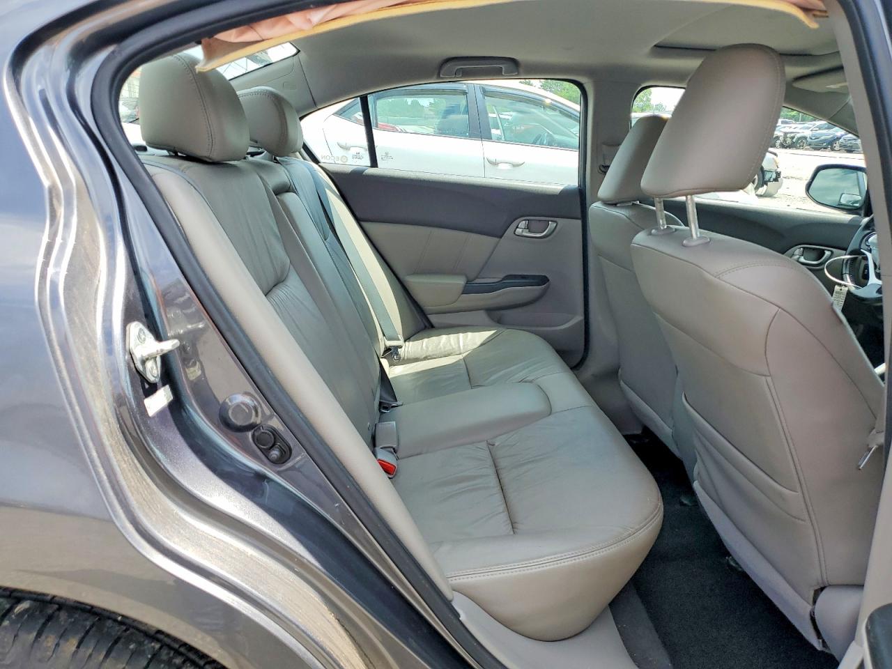 2012 Honda Civic Exl Gray vin: 19XFB2F93CE040249