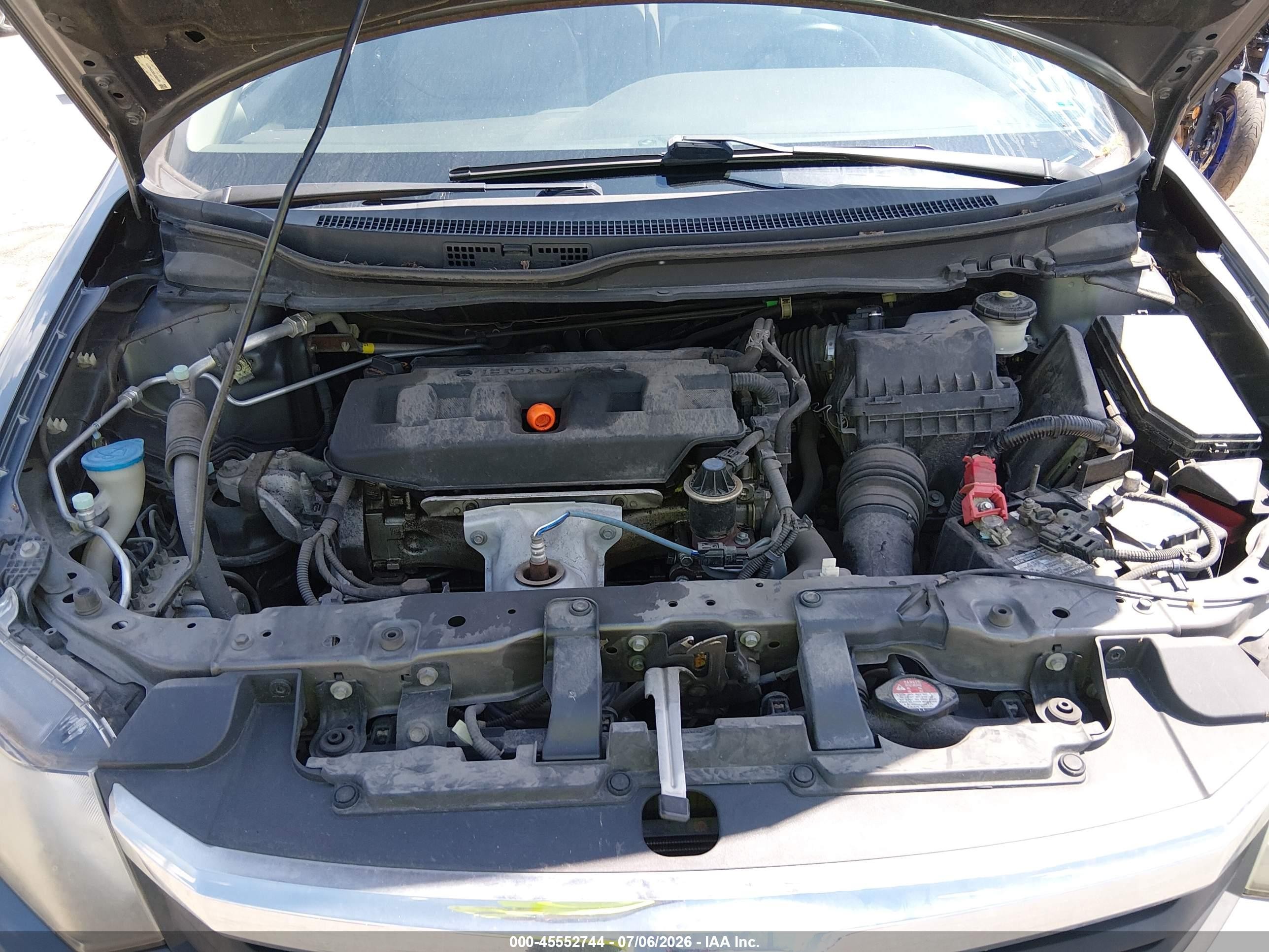 2012 Honda Civic Ex-l Gray vin: 19XFB2F93CE042373