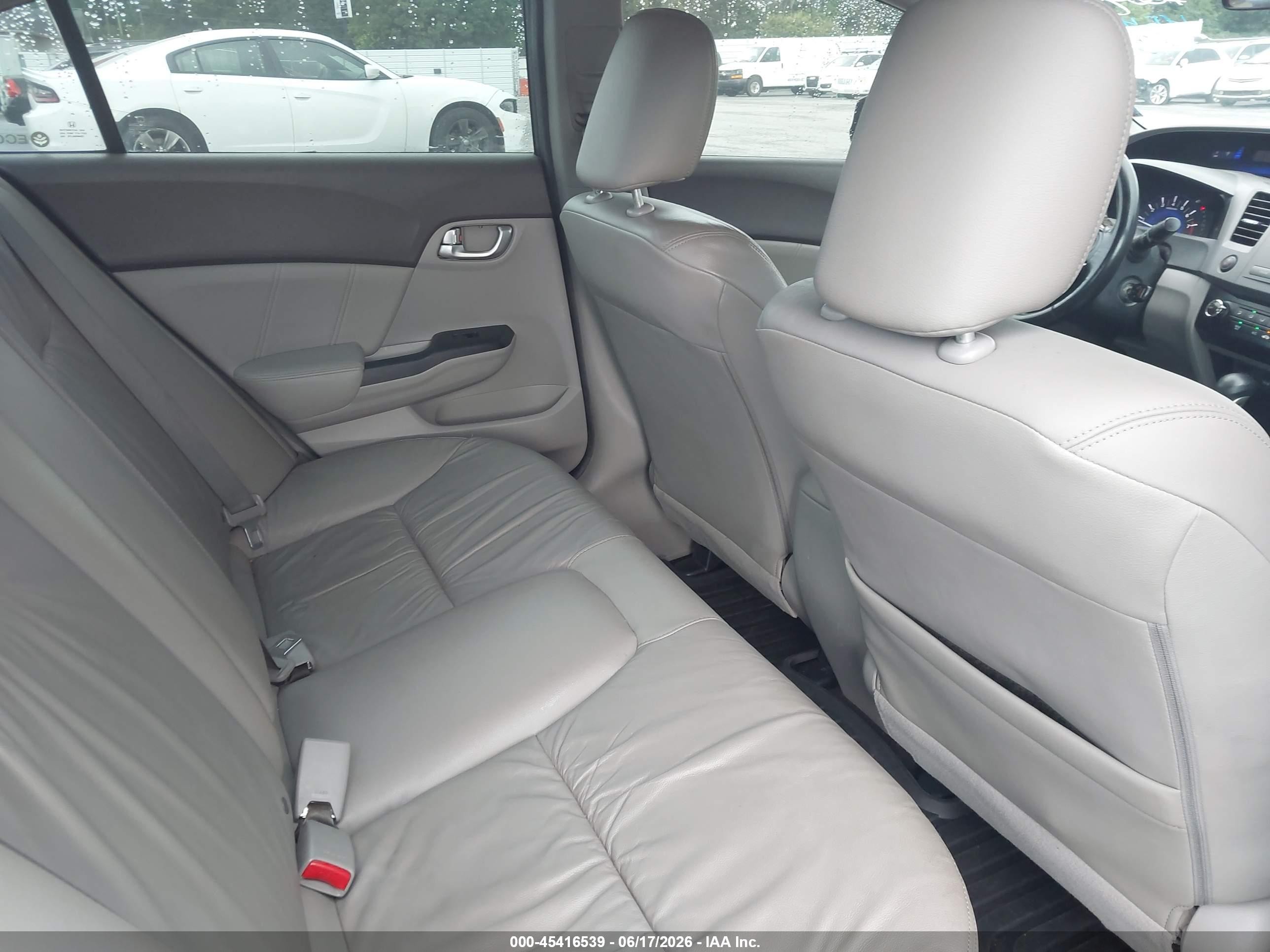 2012 Honda Civic Ex-l Gray vin: 19XFB2F93CE055950