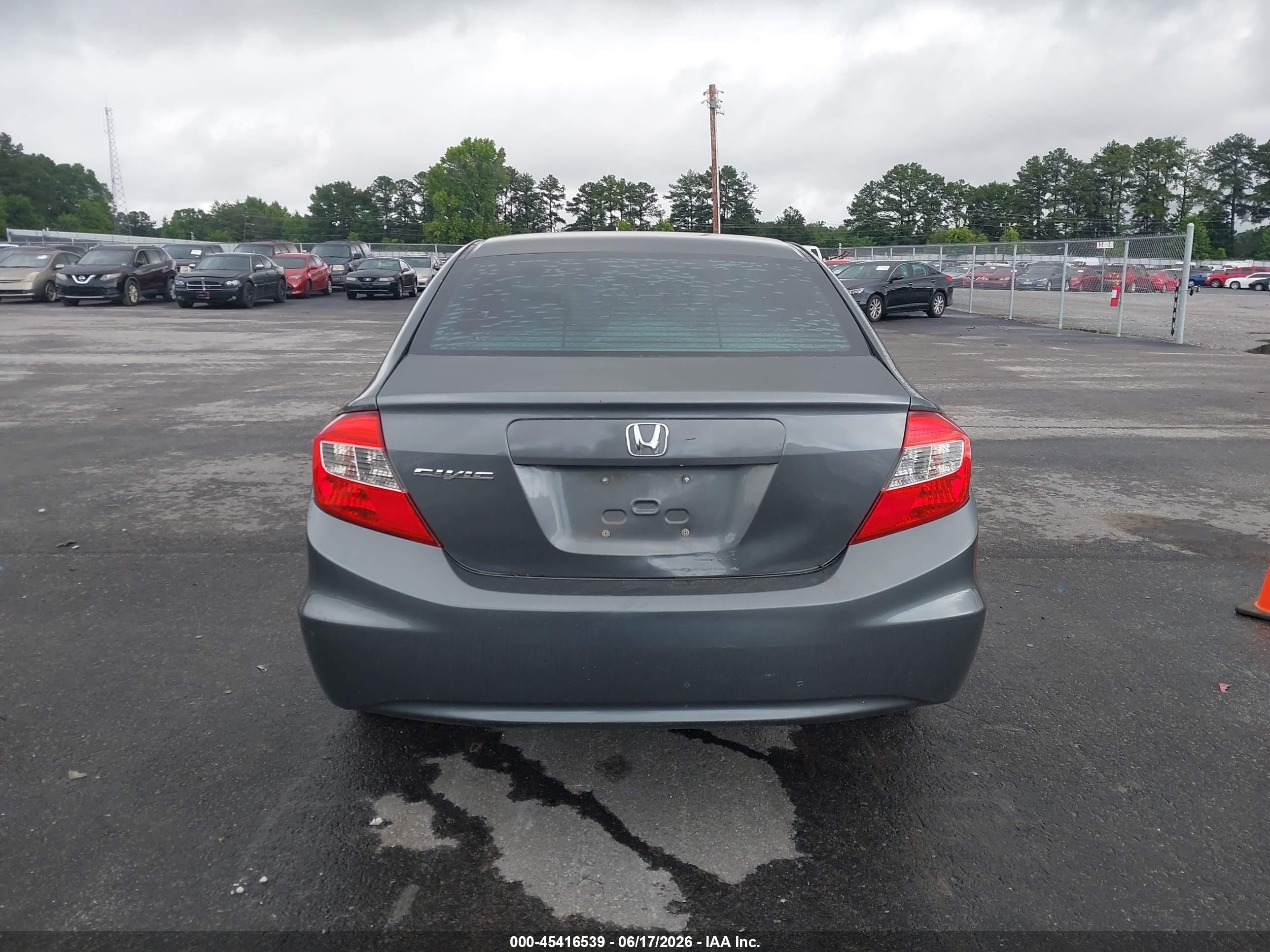 2012 Honda Civic Ex-l Gray vin: 19XFB2F93CE055950