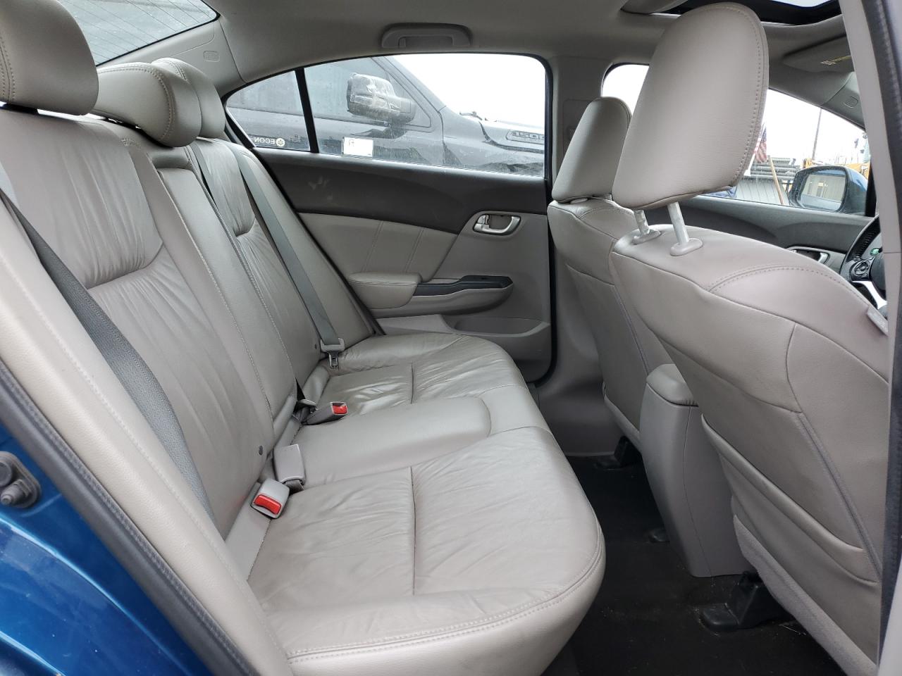 2012 Honda Civic Exl Blue vin: 19XFB2F93CE075969