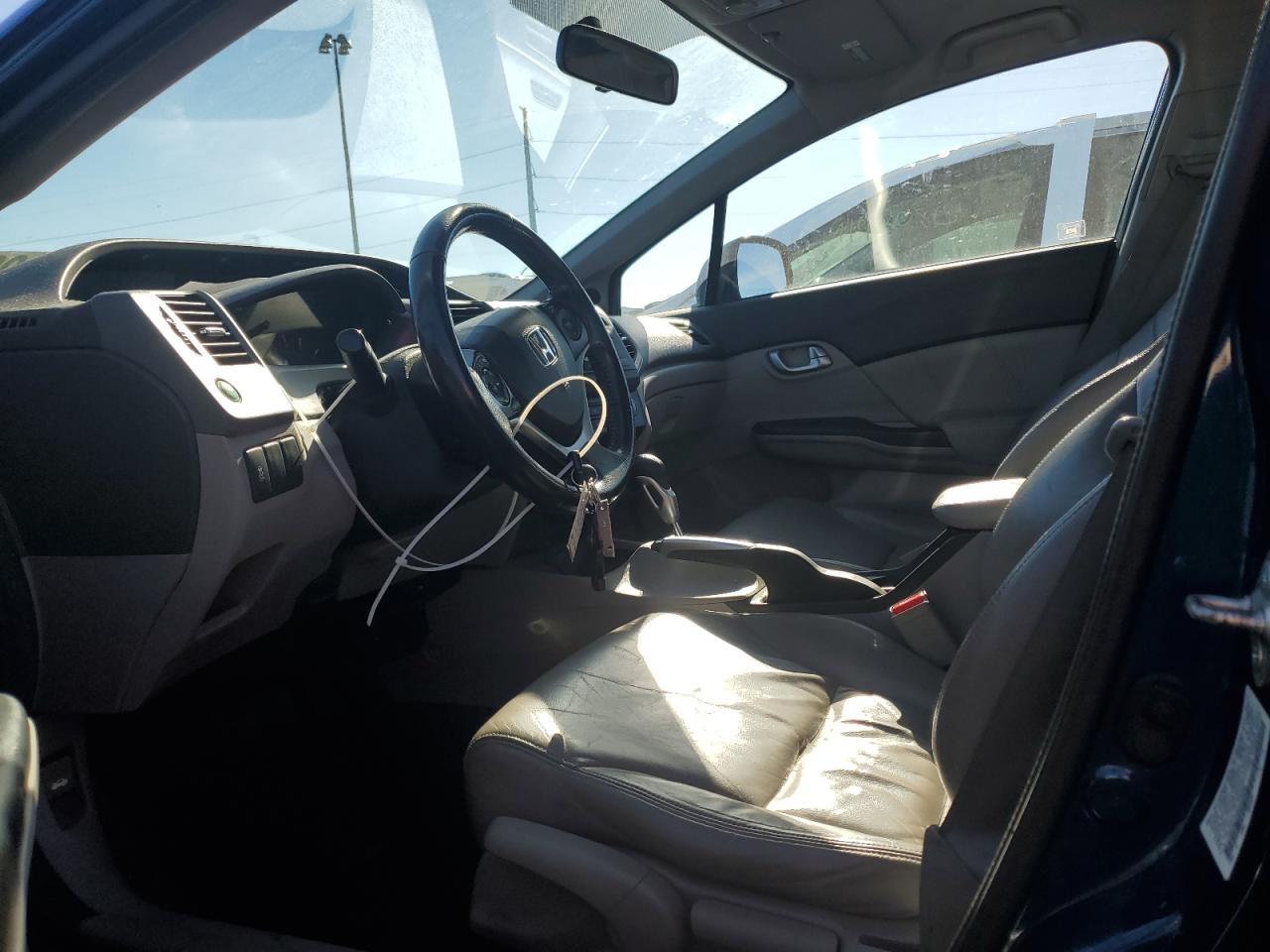 2012 Honda Civic Exl Blue vin: 19XFB2F93CE075969
