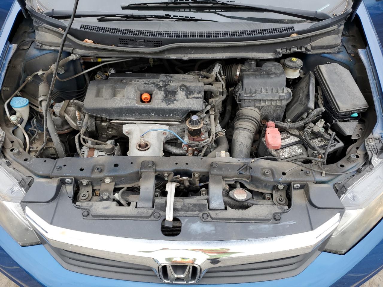 2012 Honda Civic Exl Blue vin: 19XFB2F93CE075969