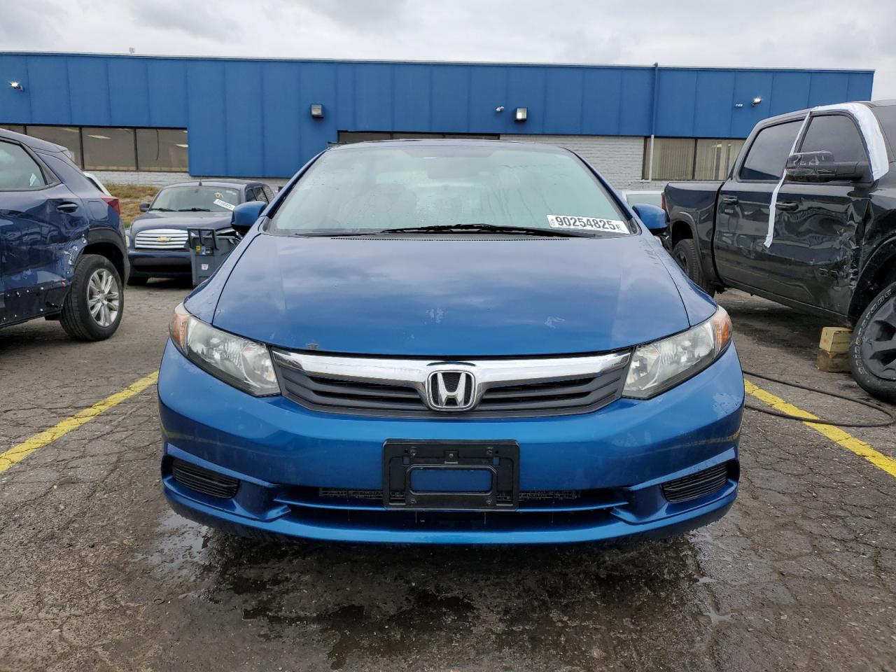 2012 Honda Civic Exl Blue vin: 19XFB2F93CE075969