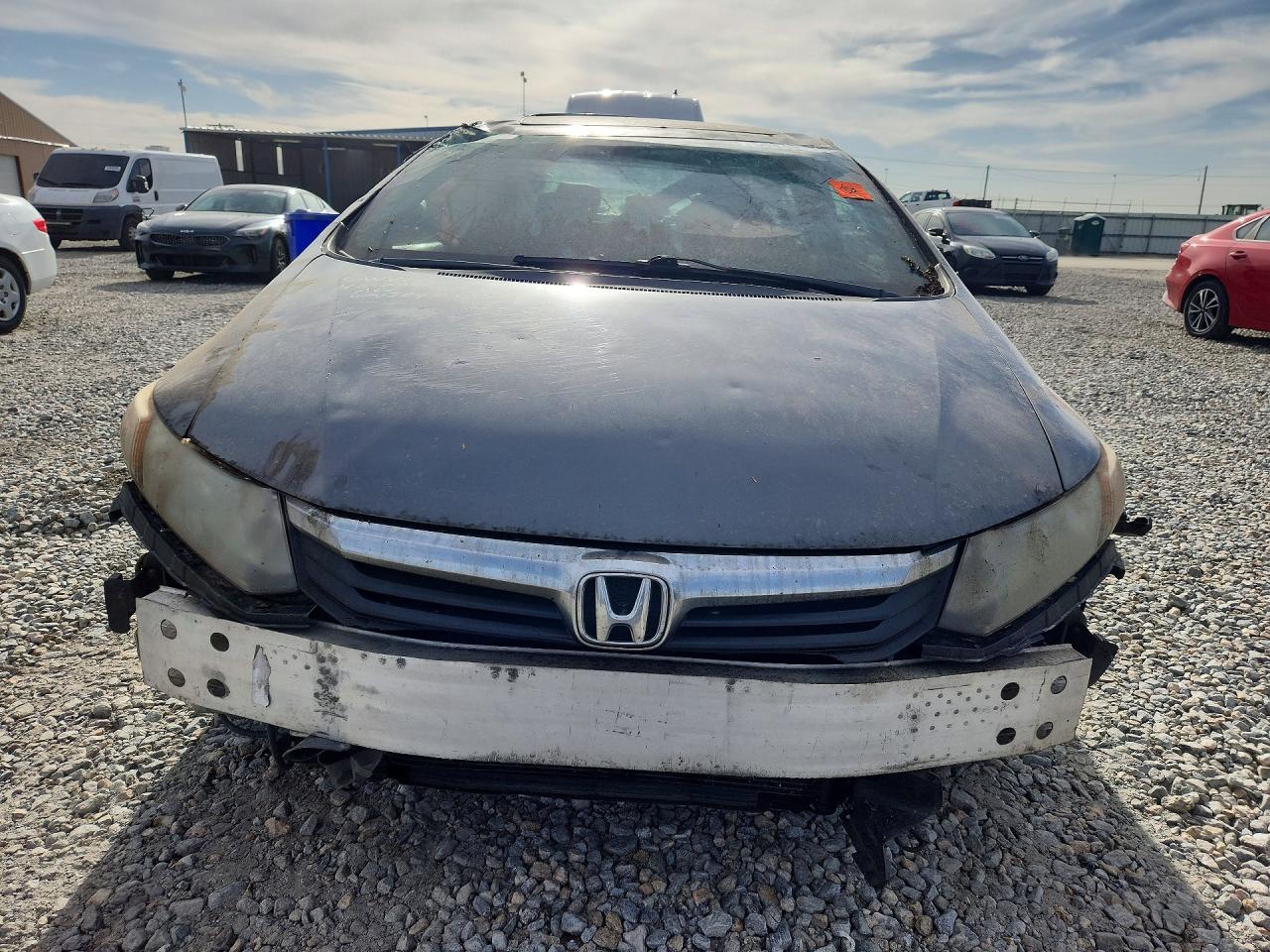 2012 Honda Civic Gray vin: 19XFB2F93CE314839
