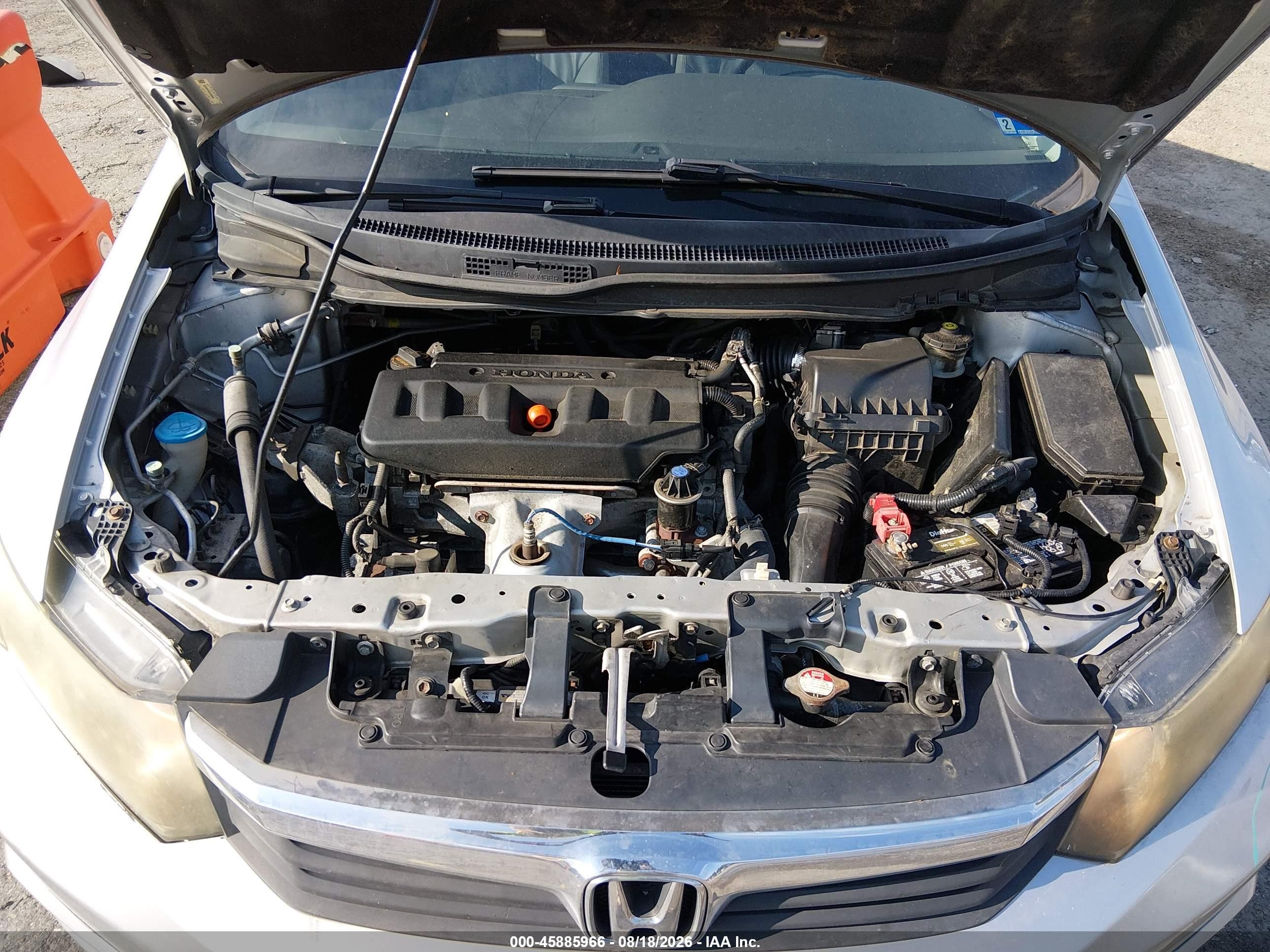 2012 Honda Civic Ex-l Silver vin: 19XFB2F93CE330538