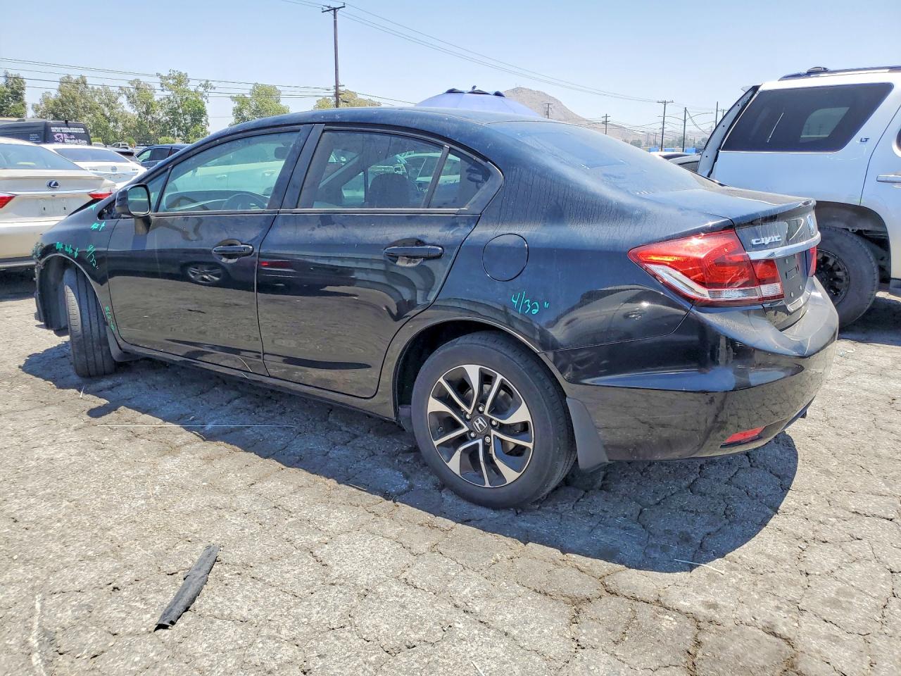 2013 Honda Civic Exl Black vin: 19XFB2F93DE209462